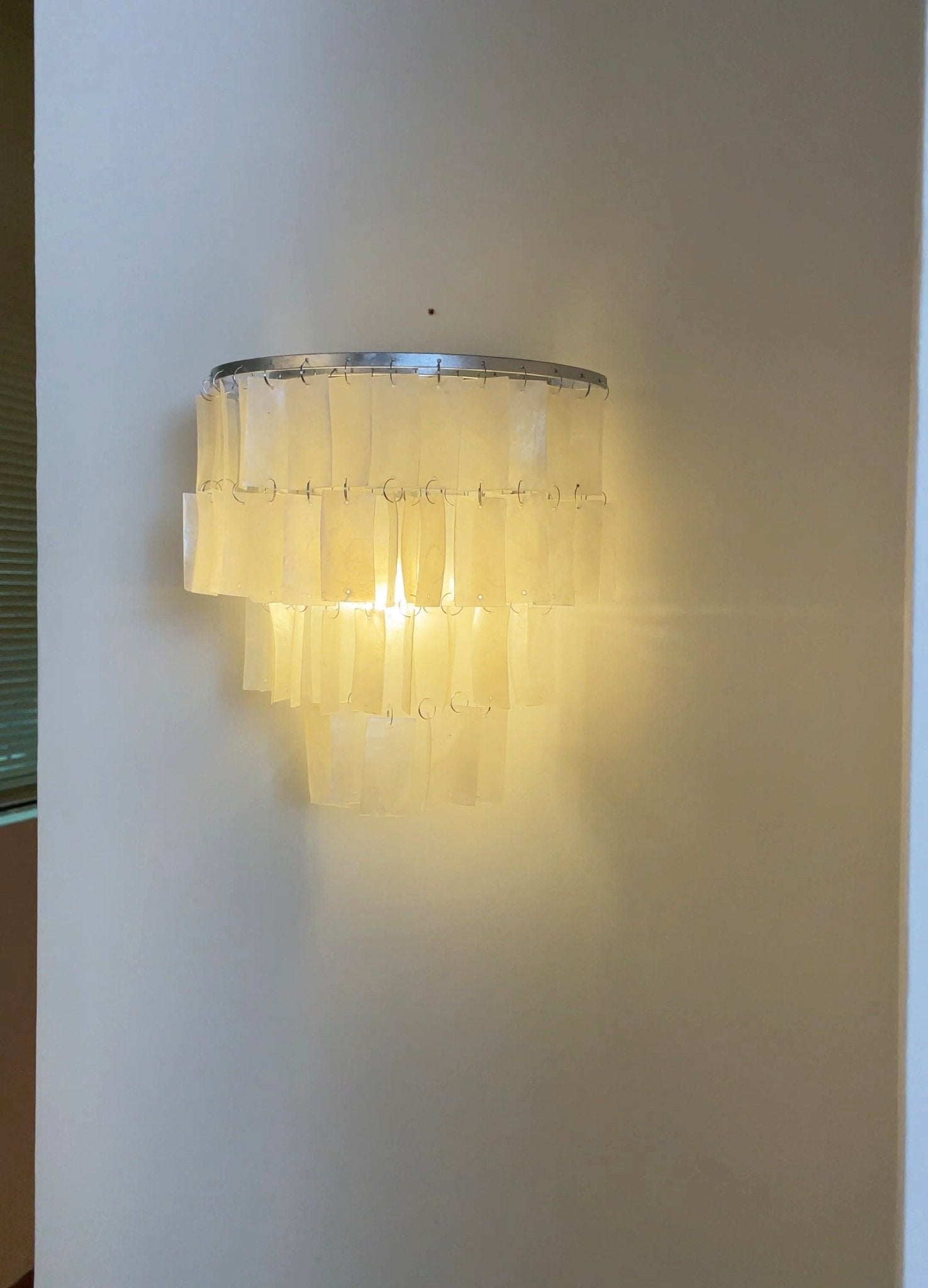 Skye Shell Tiered Wall Lamp - Letslighting