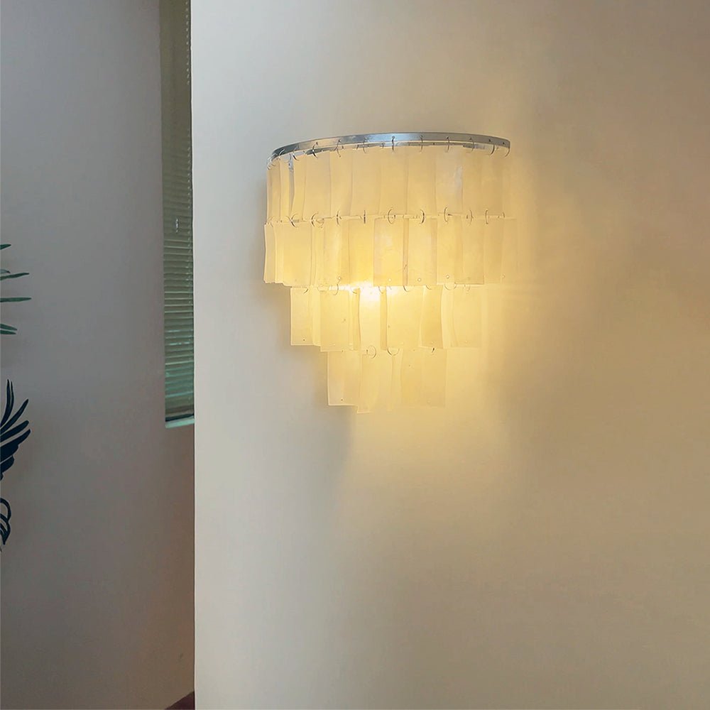 Skye Shell Tiered Wall Lamp - Letslighting