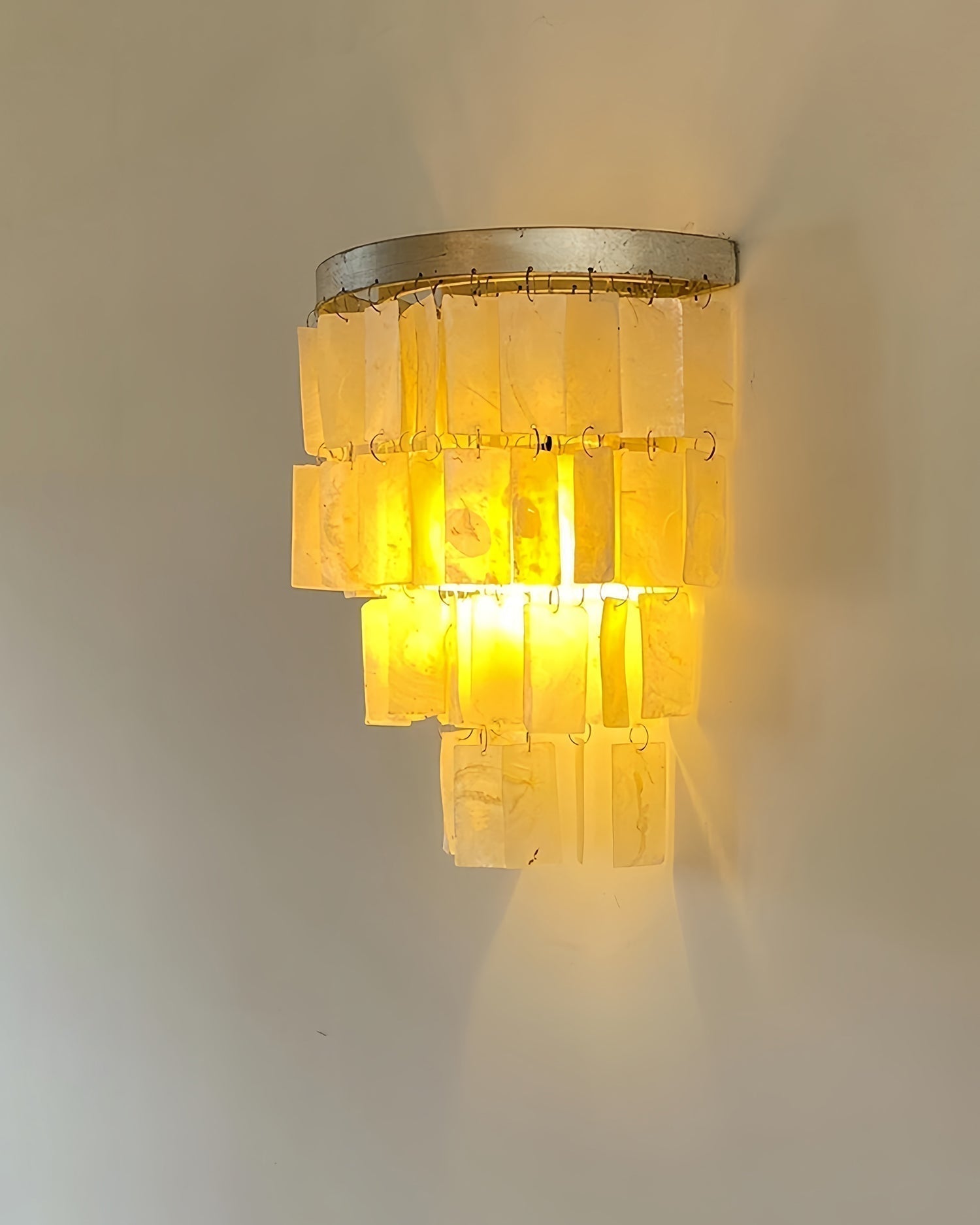 Skye Shell Tiered Wall Lamp - Letslighting