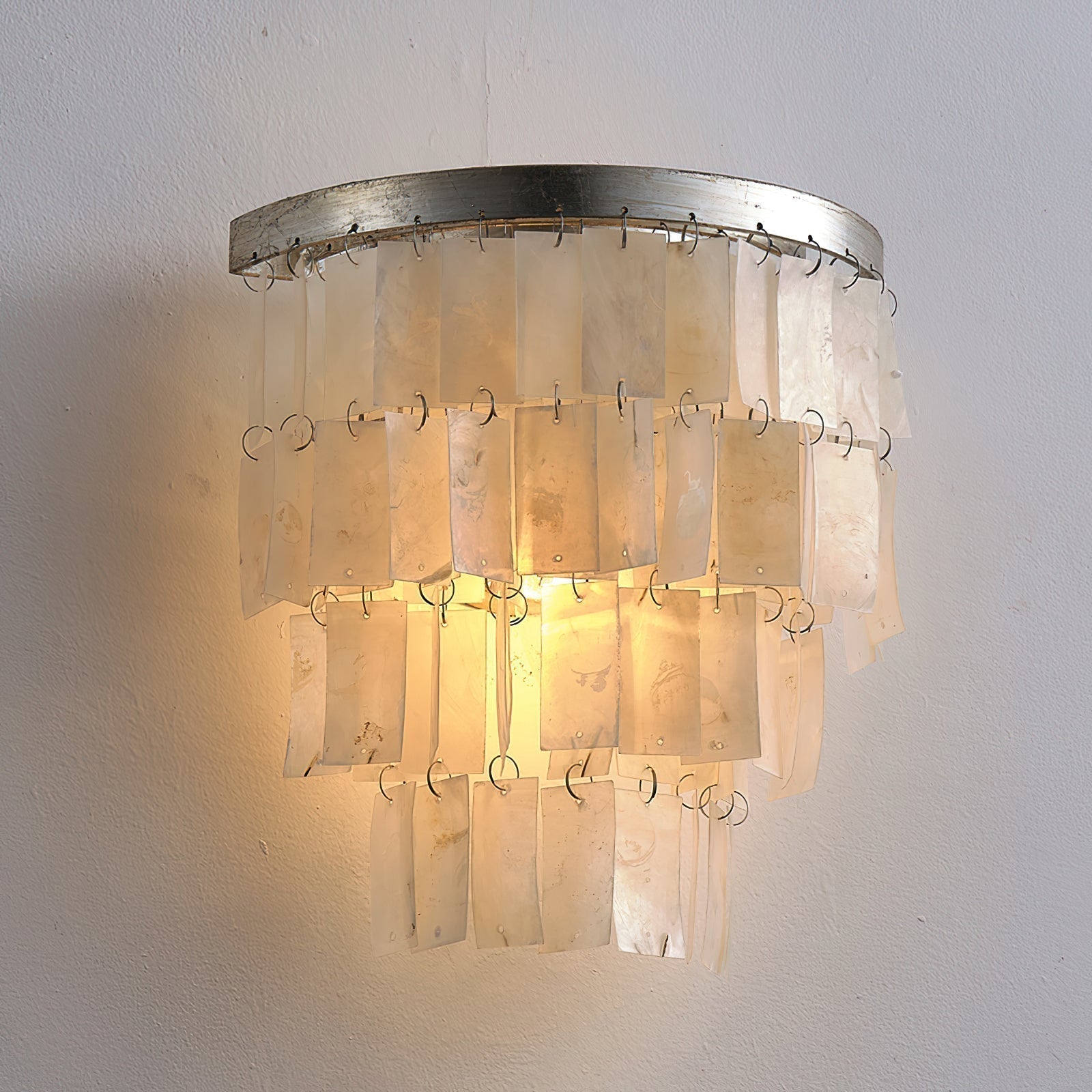 Skye Shell Tiered Wall Lamp - Letslighting