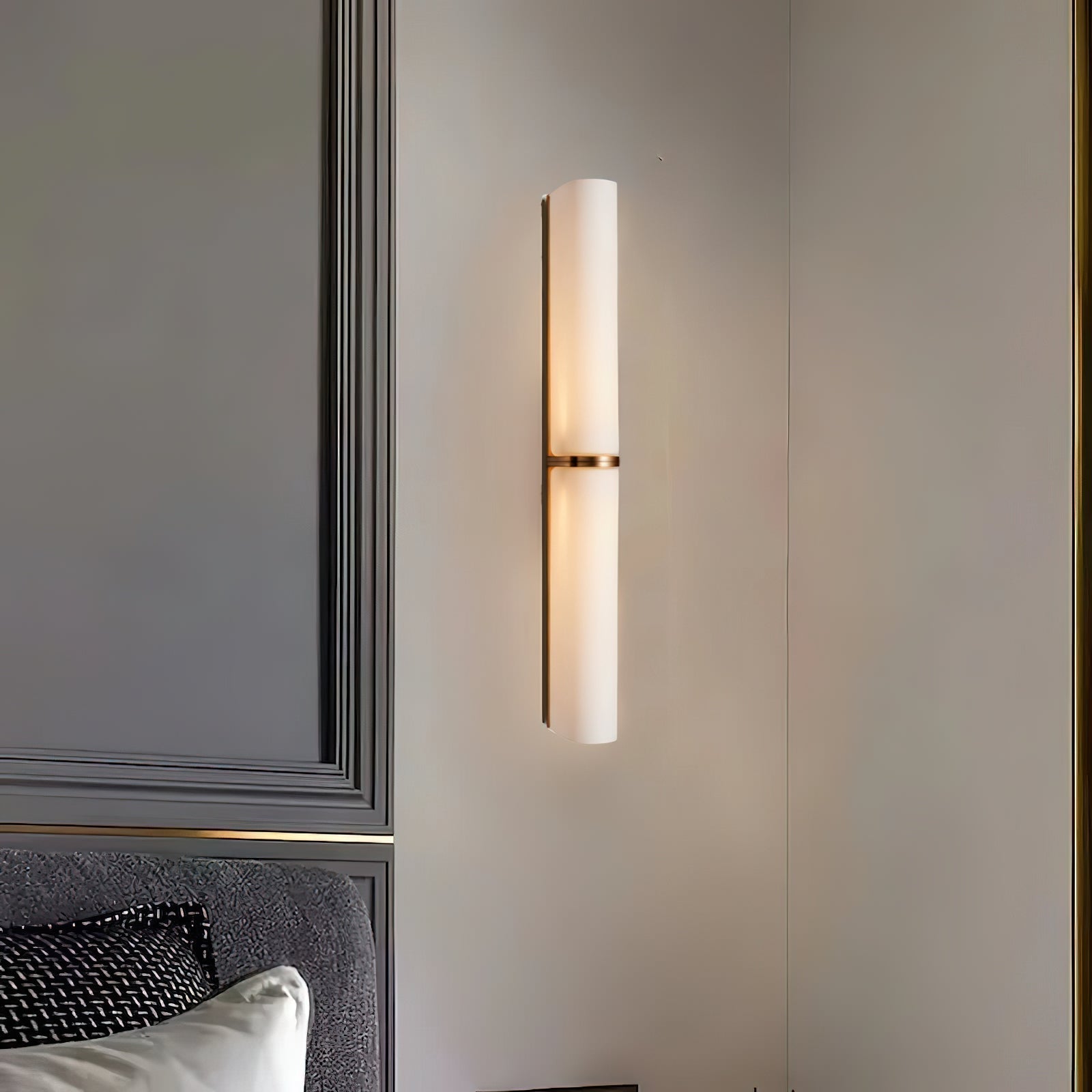 Alraeir Modern Minimalist Glass Wall Lamp - Lamp Copper