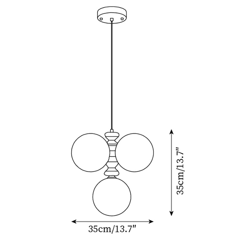 Veyra Chandelier Imitation Alabaster - Letslighting