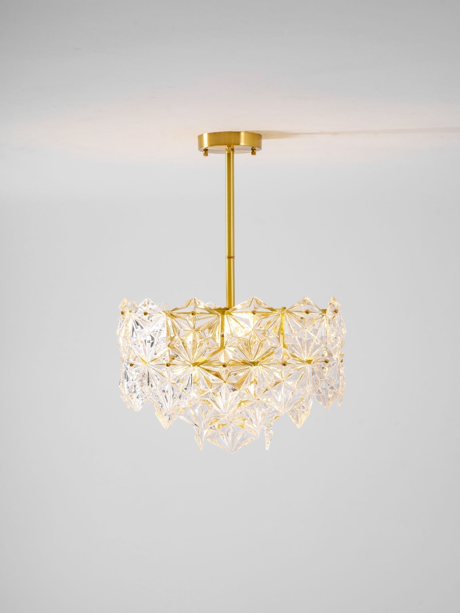 Snowflake Glass Chandelier - Letslighting