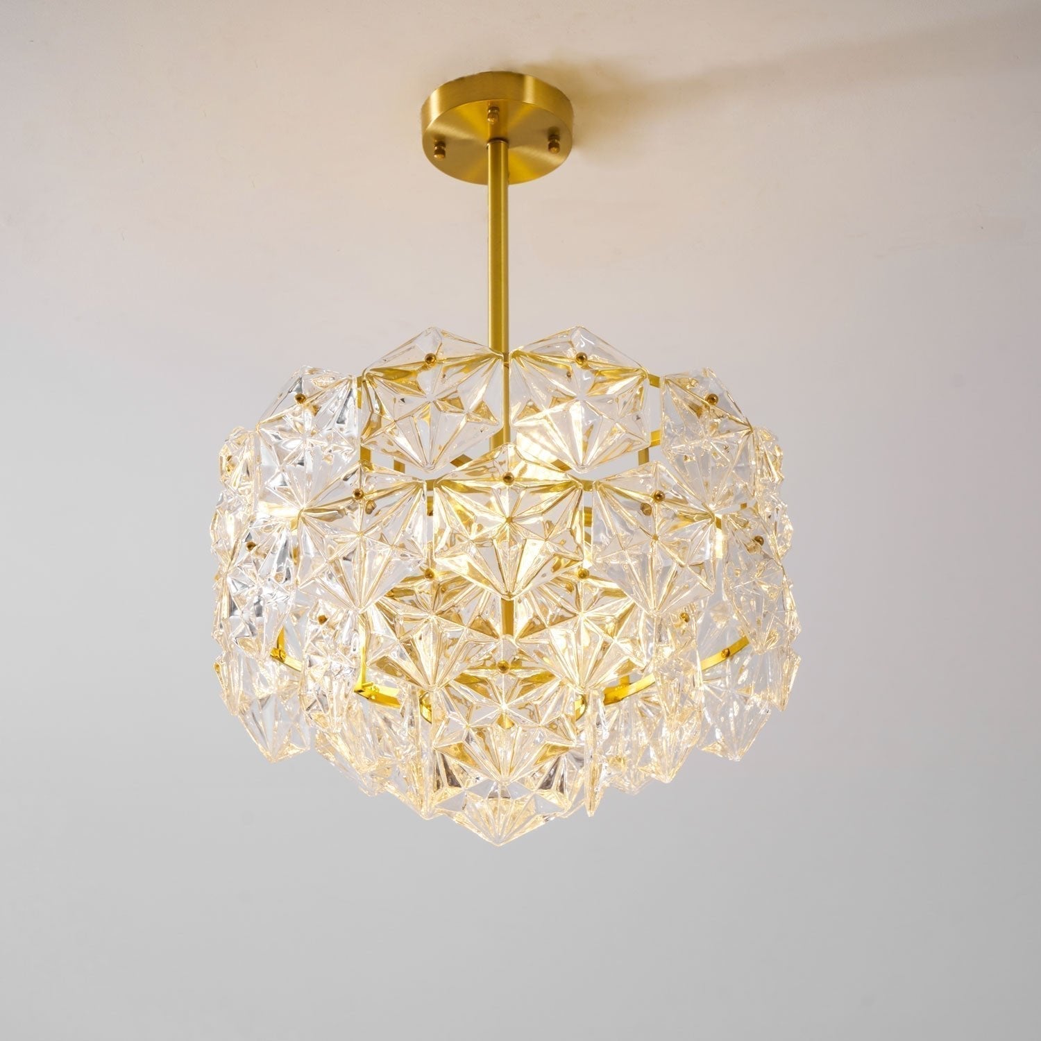 Snowflake Glass Chandelier - Letslighting