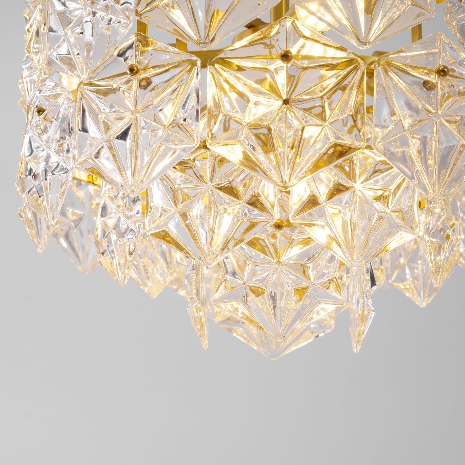 Snowflake Glass Chandelier - Letslighting