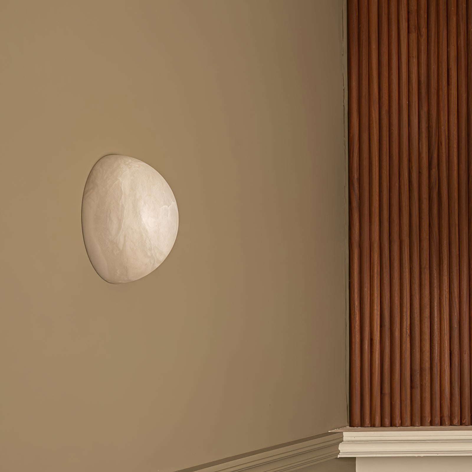 Canoria Wabi-Sabi Travertine Wall Lamp - Letslighting