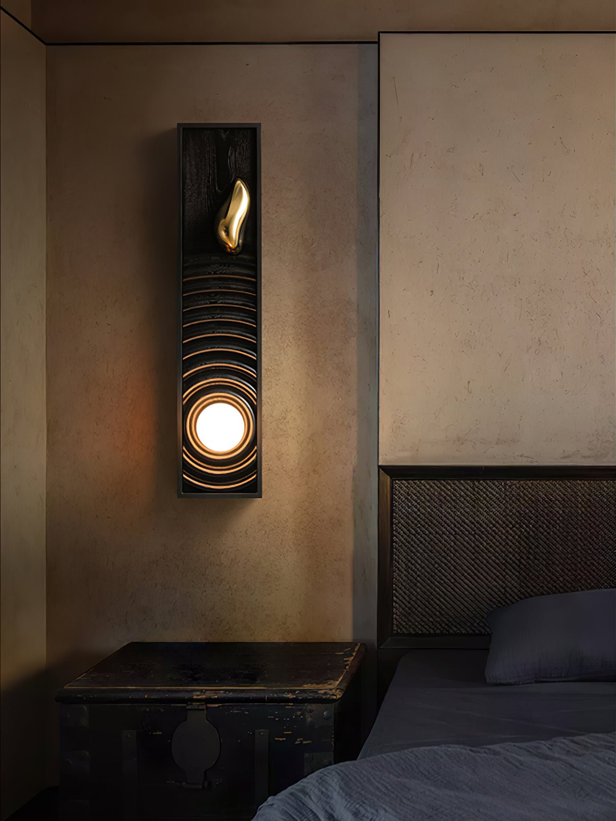 Caleb Vintage Wood Wall Lamp - Letslighting