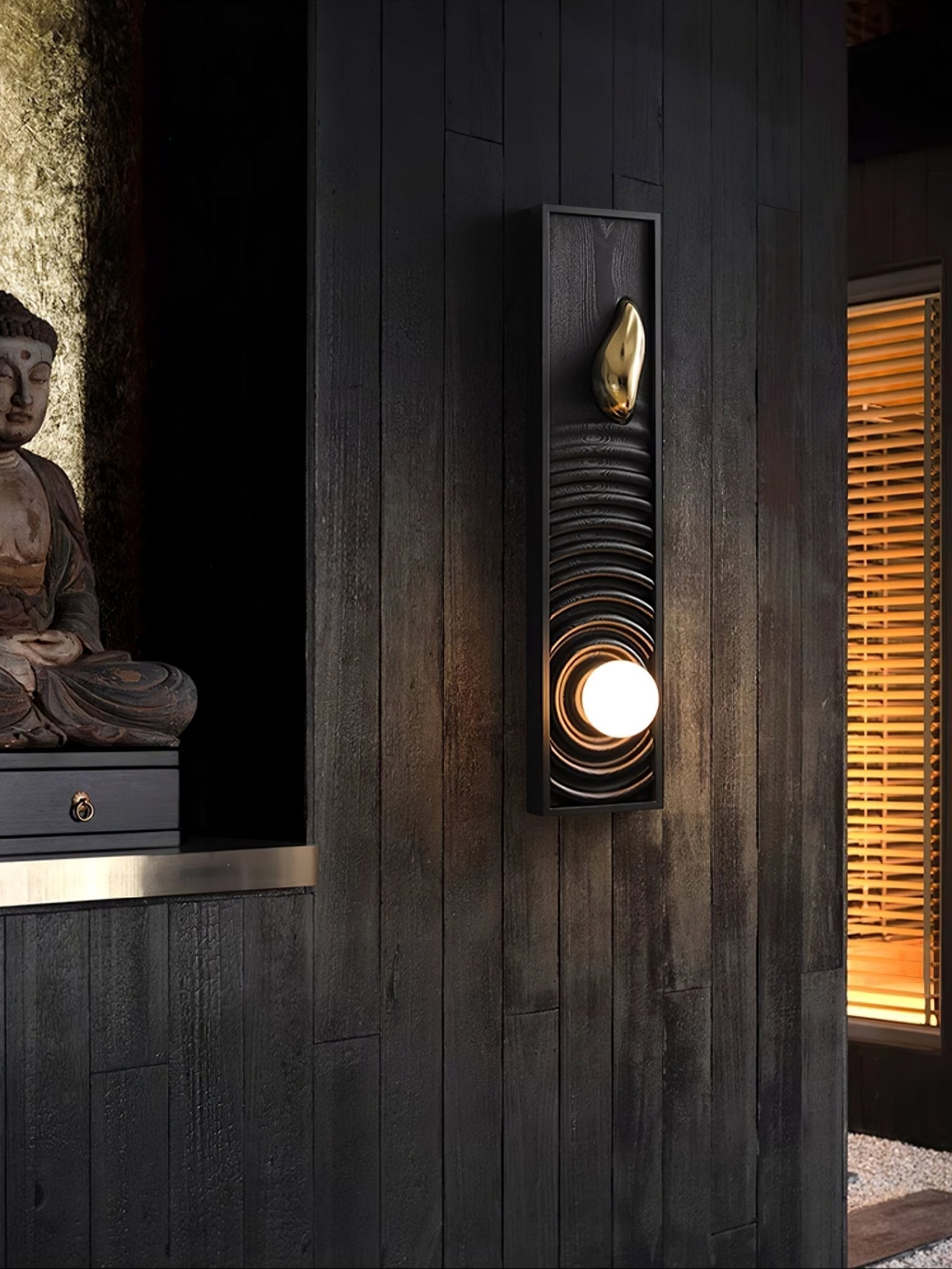 Caleb Vintage Wood Wall Lamp - Letslighting