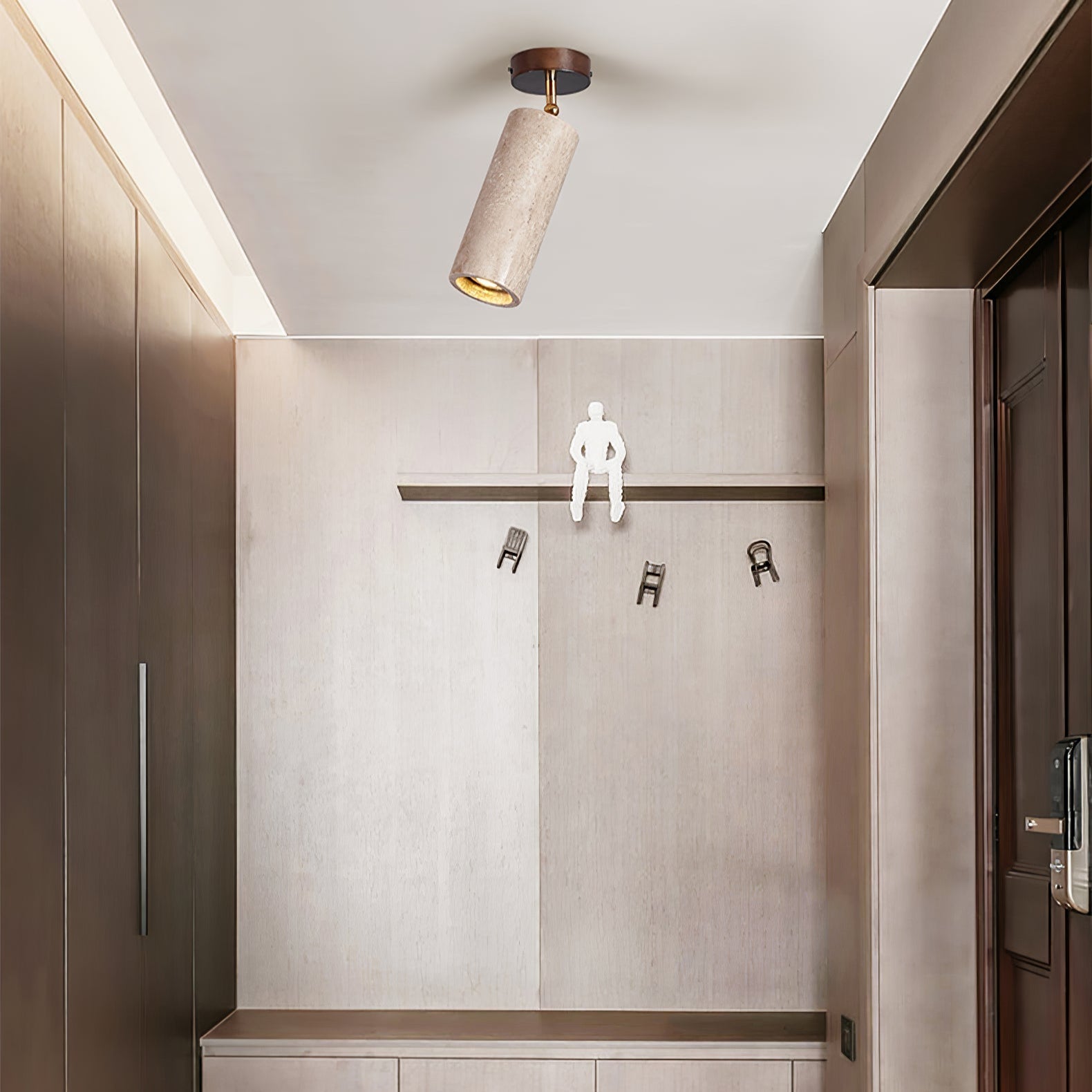 Mycaran Travertine Pendant Light - Letslighting
