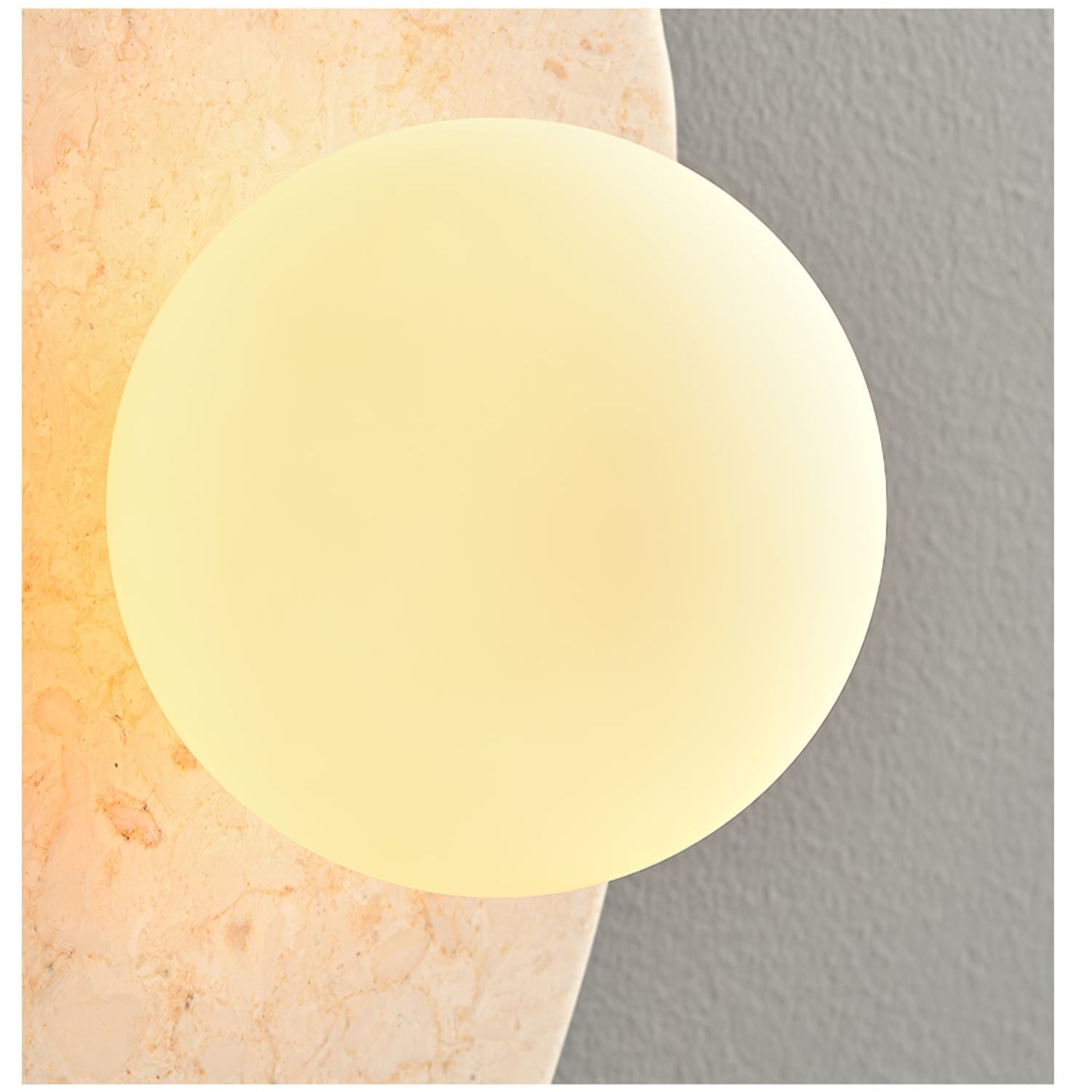 Pebble Rustic Marble Wall Light - Letslighting