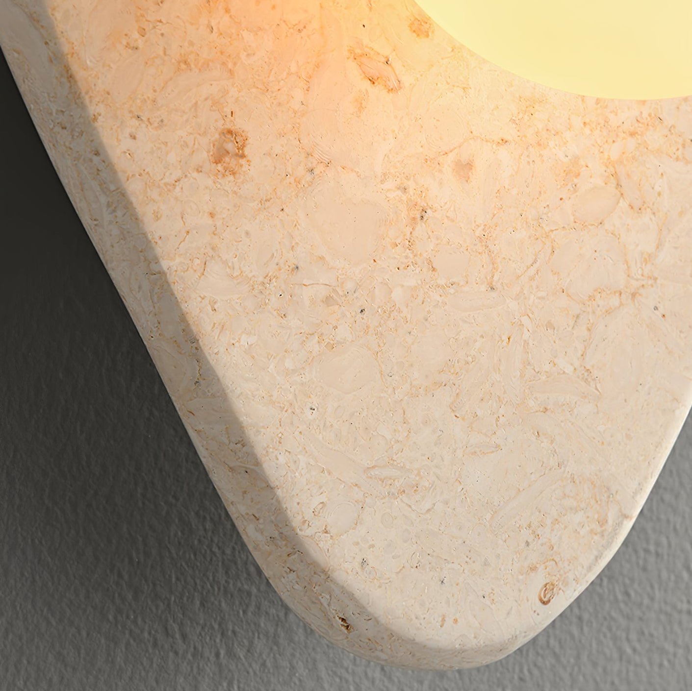 Pebble Rustic Marble Wall Light - Letslighting