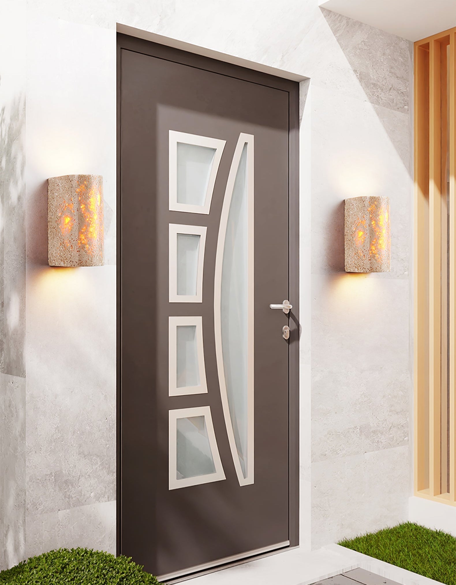 Sysilion Travertine Wall Light - Letslighting
