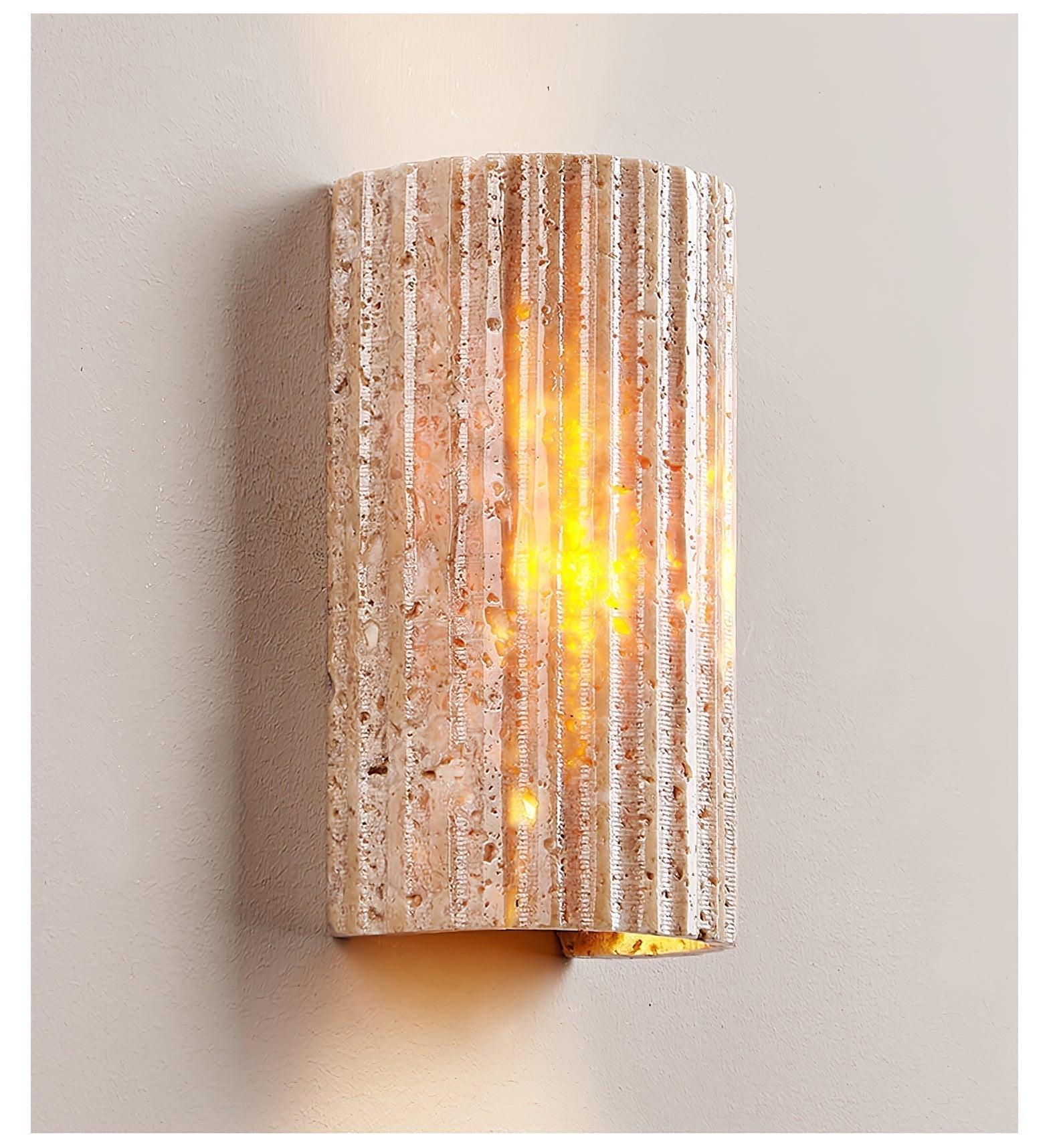Sysilion Travertine Wall Light - Letslighting