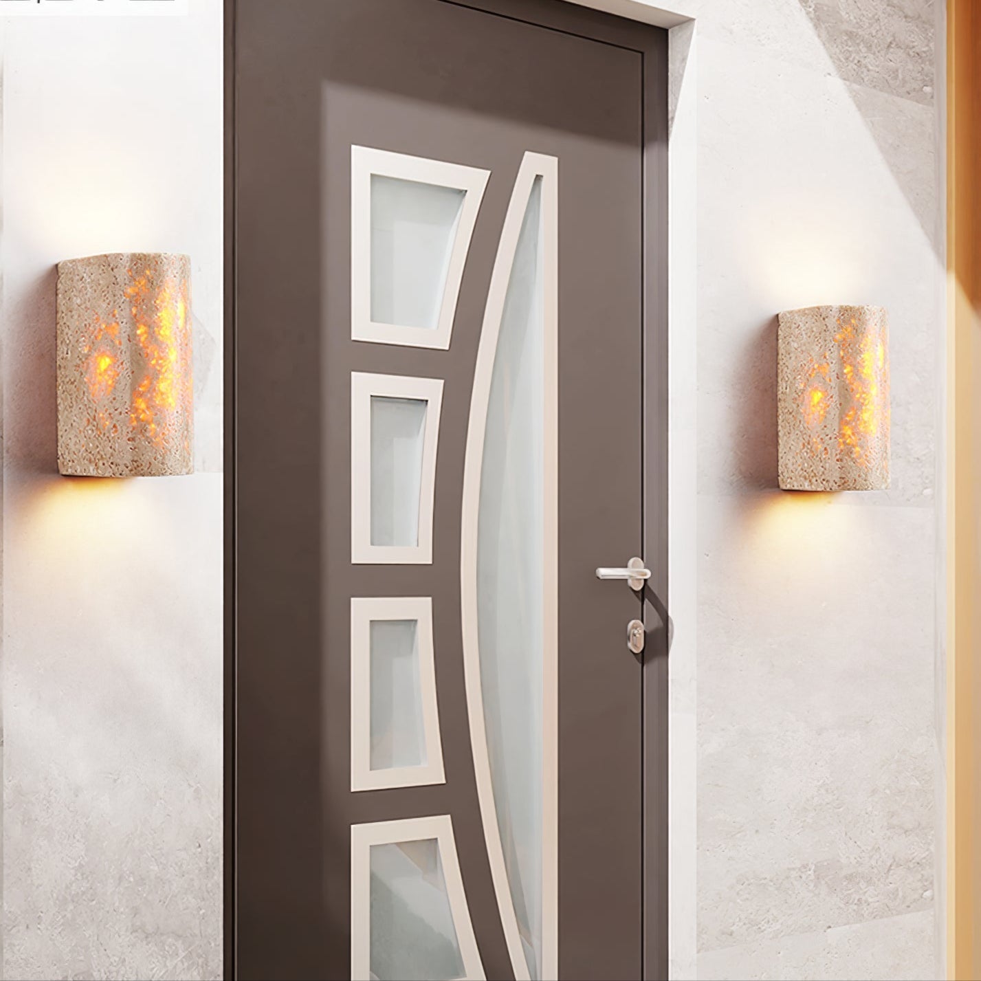 Sysilion Travertine Wall Light - Letslighting