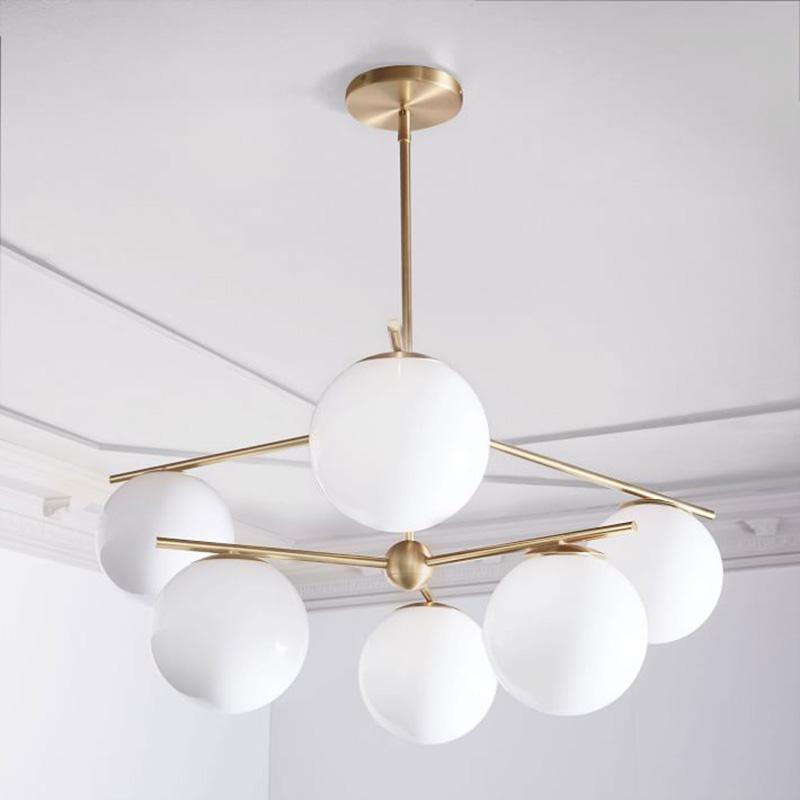 Sphere & Stem Chandelier - Letslighting