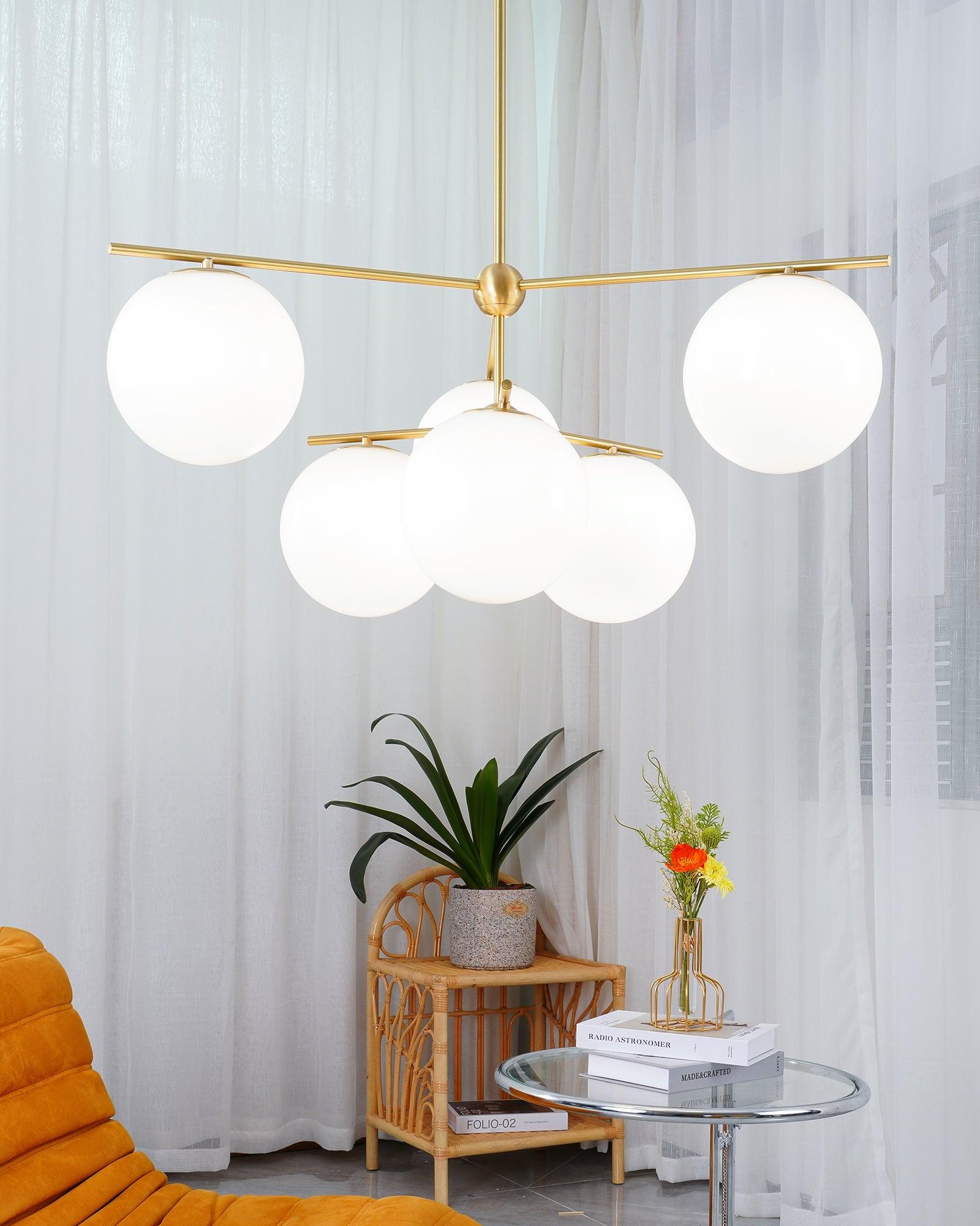 Sphere & Stem Chandelier - Letslighting