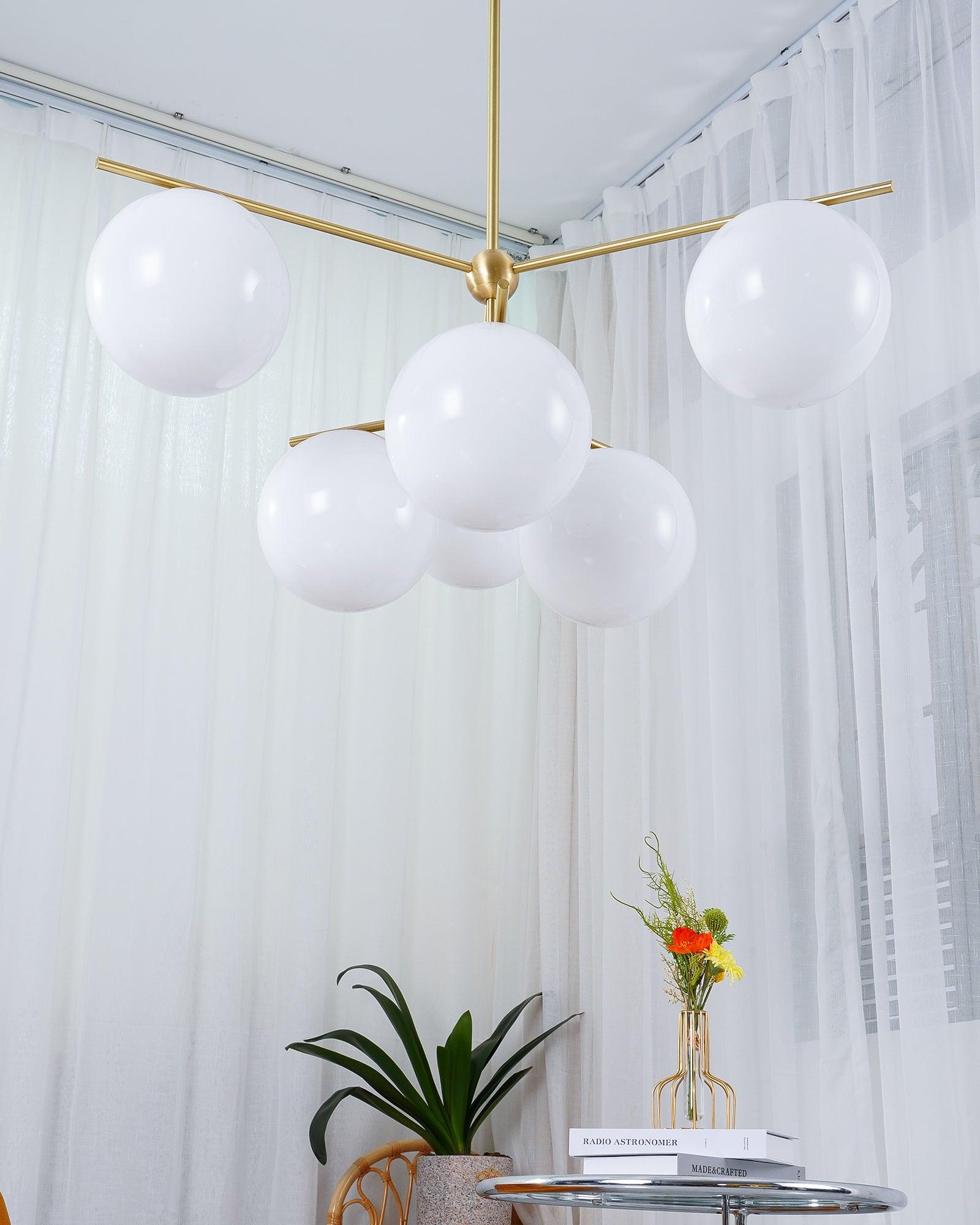 Sphere & Stem Chandelier - Letslighting