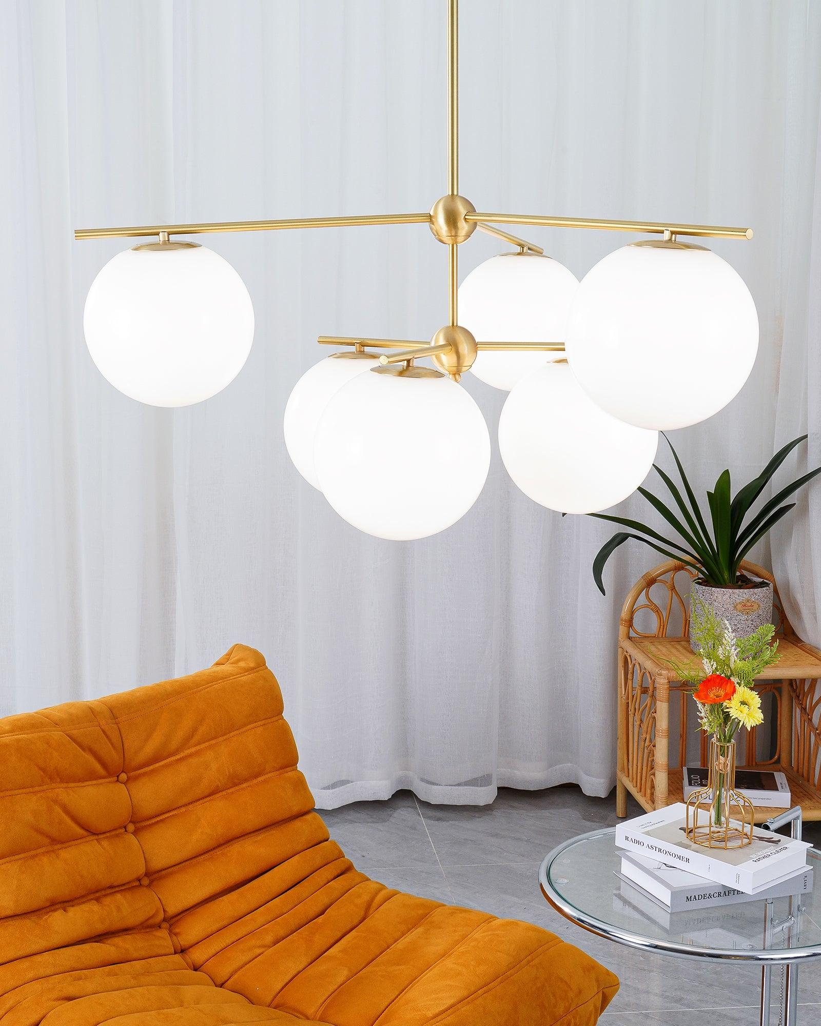Sphere & Stem Chandelier - Letslighting