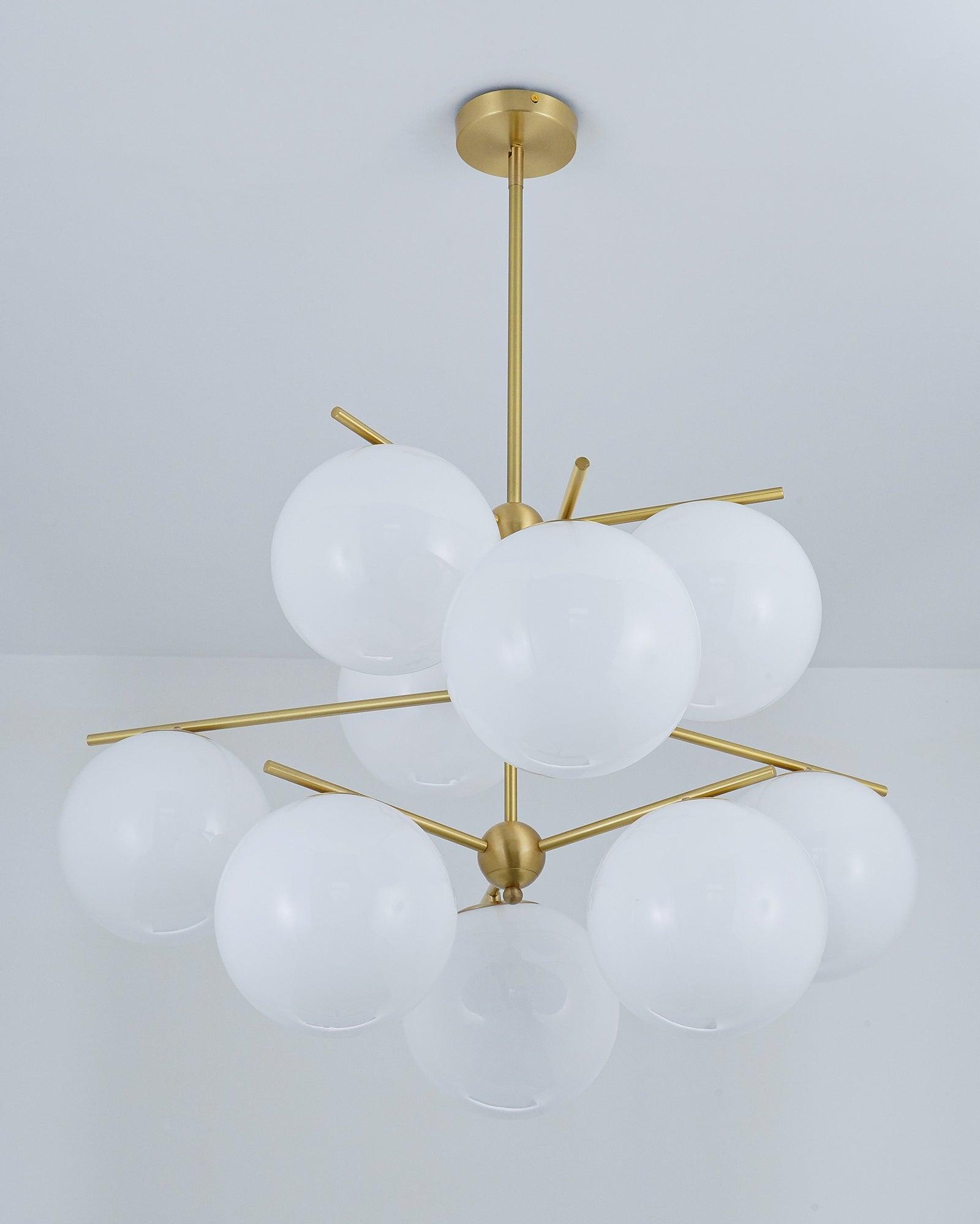 Sphere & Stem Chandelier - Letslighting