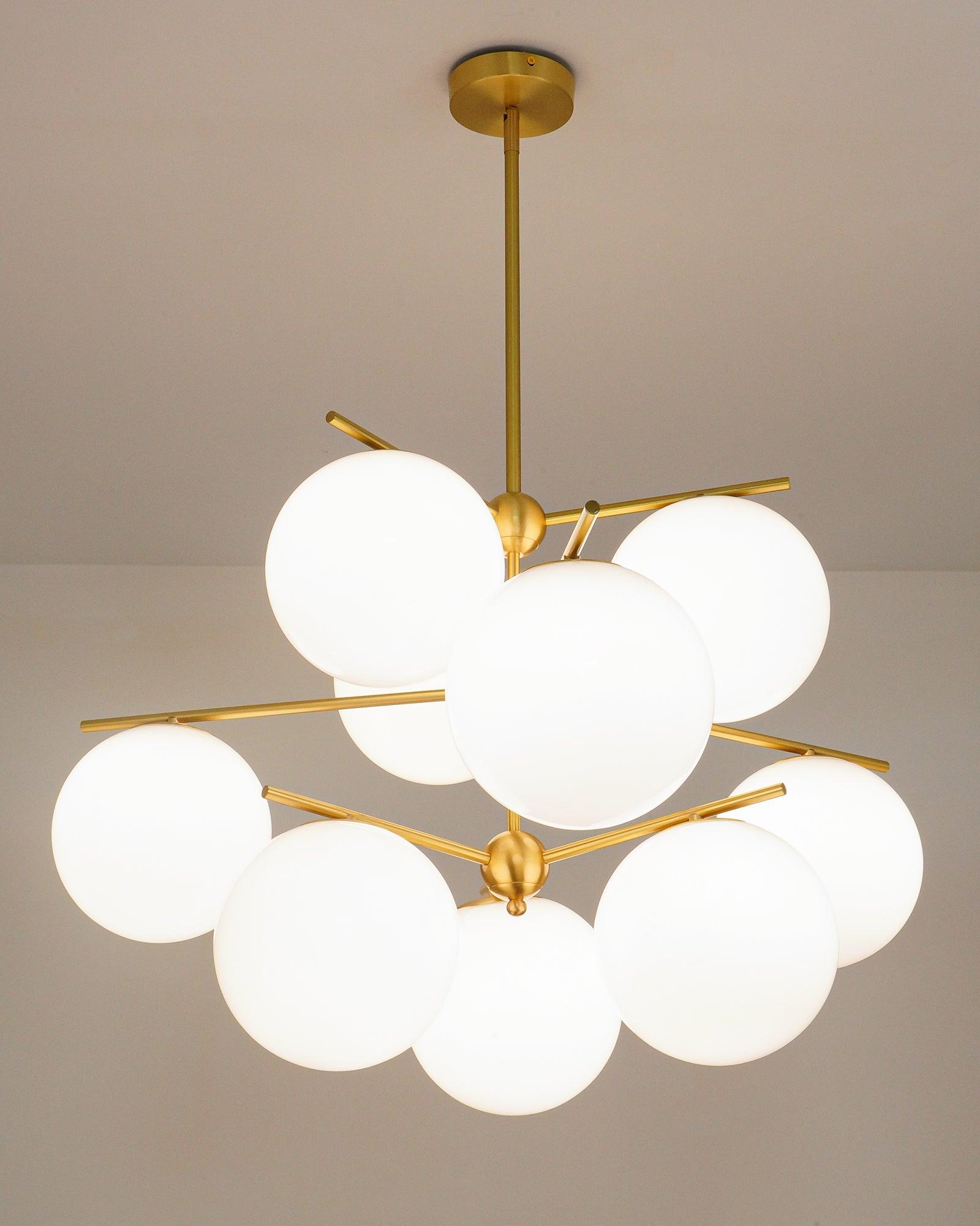 Sphere & Stem Chandelier - Letslighting