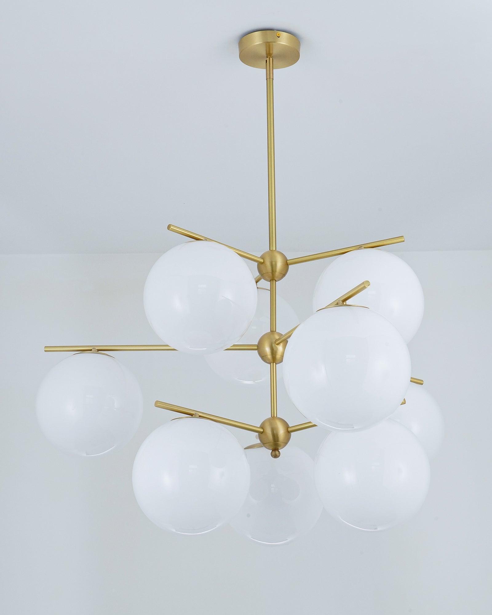Sphere & Stem Chandelier - Letslighting