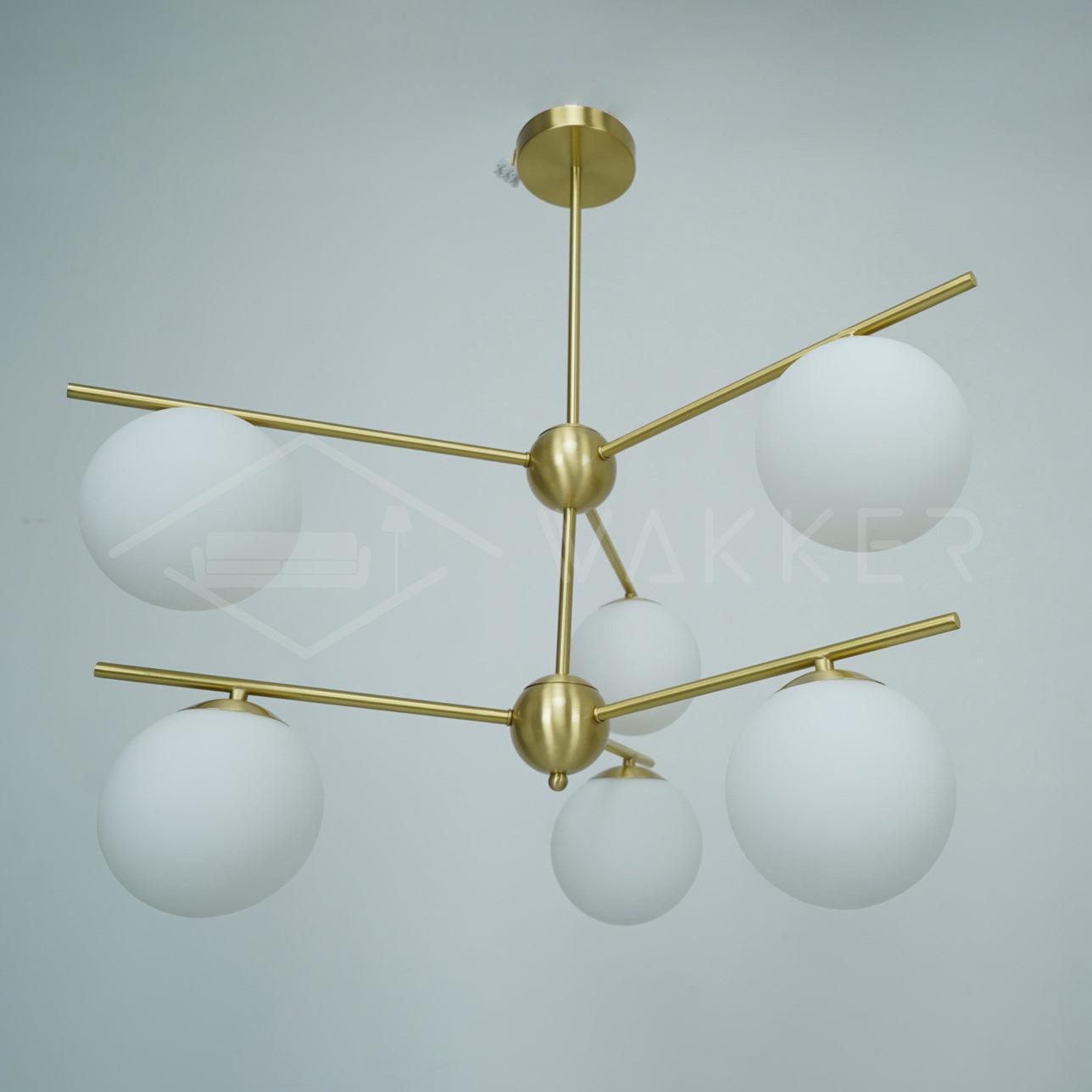 Sphere & Stem Chandelier - Letslighting