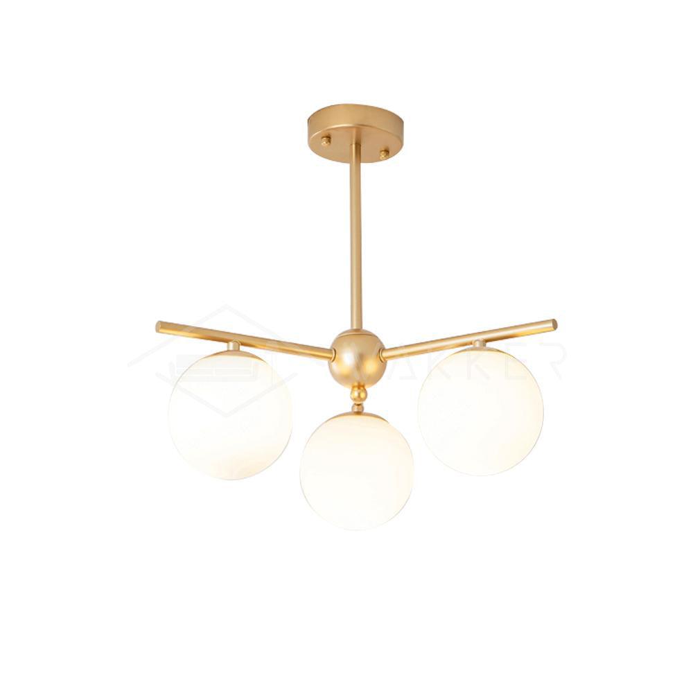 Sphere & Stem Chandelier - Letslighting