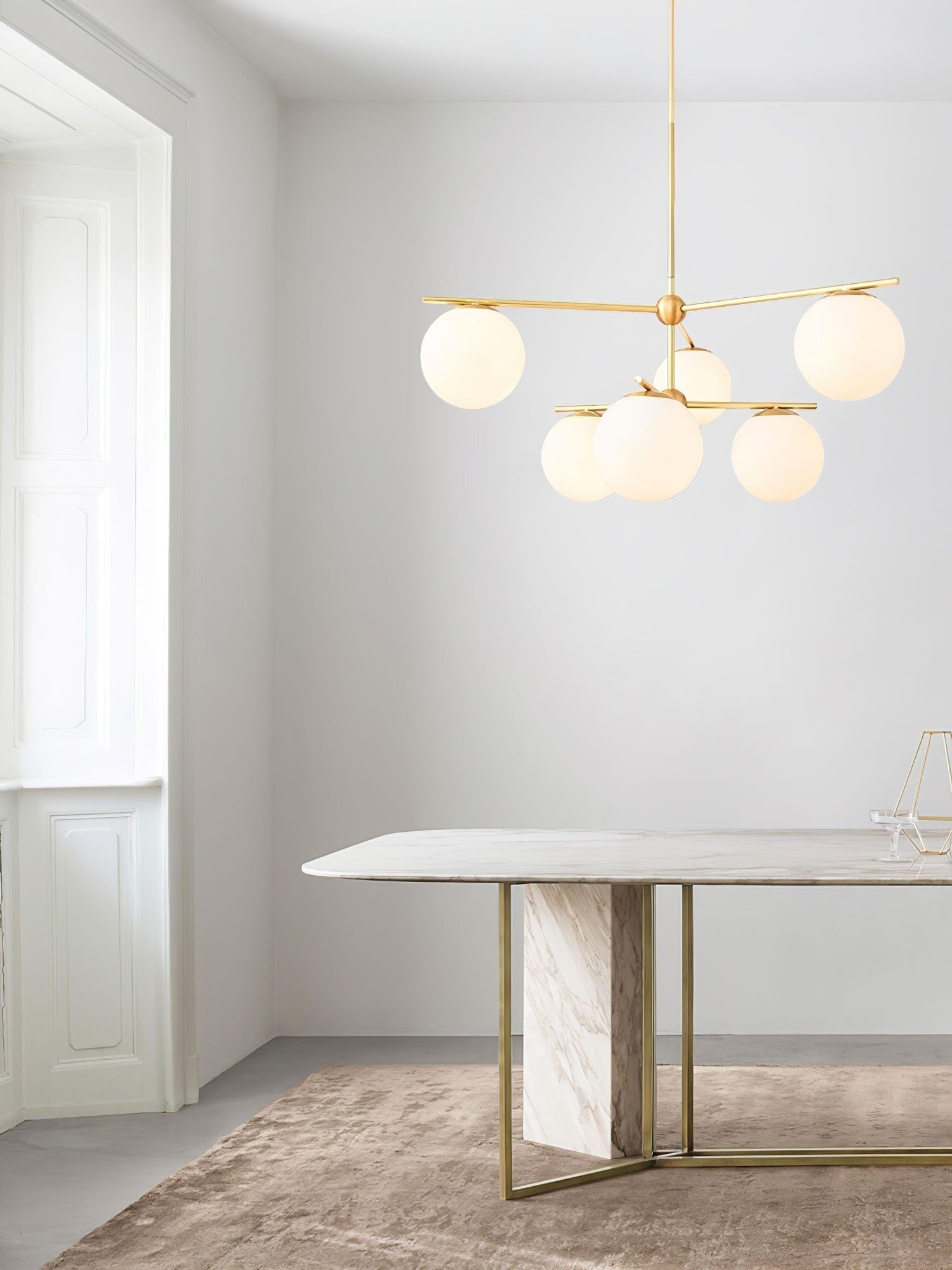 Sphere & Stem Chandelier - Letslighting