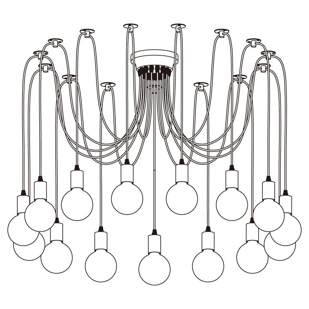 Spider Ceiling Chandelier - Letslighting