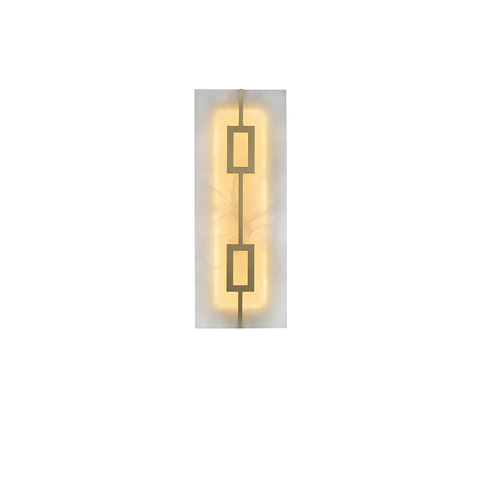 Alvelor Geometric Alabaster Wall Light - Letslighting