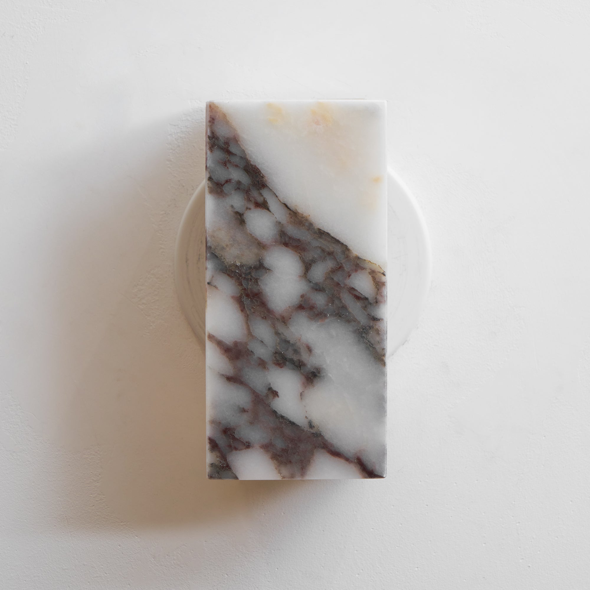 Illaee Modern Minimalist Square Marble Wall Lamp - Lamp Copper