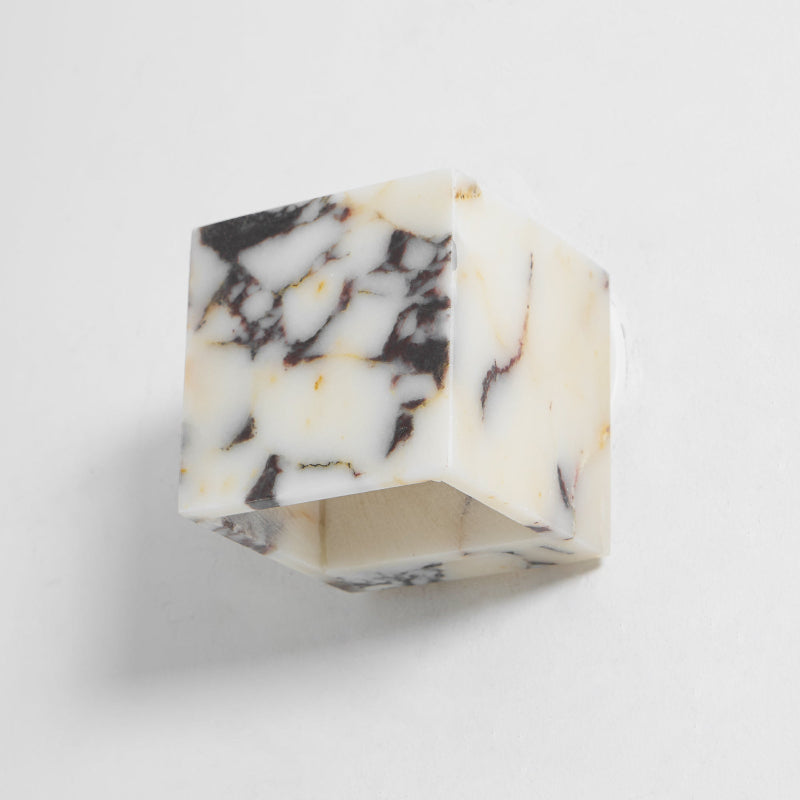 Illaee Modern Minimalist Square Marble Wall Lamp - Lamp Copper