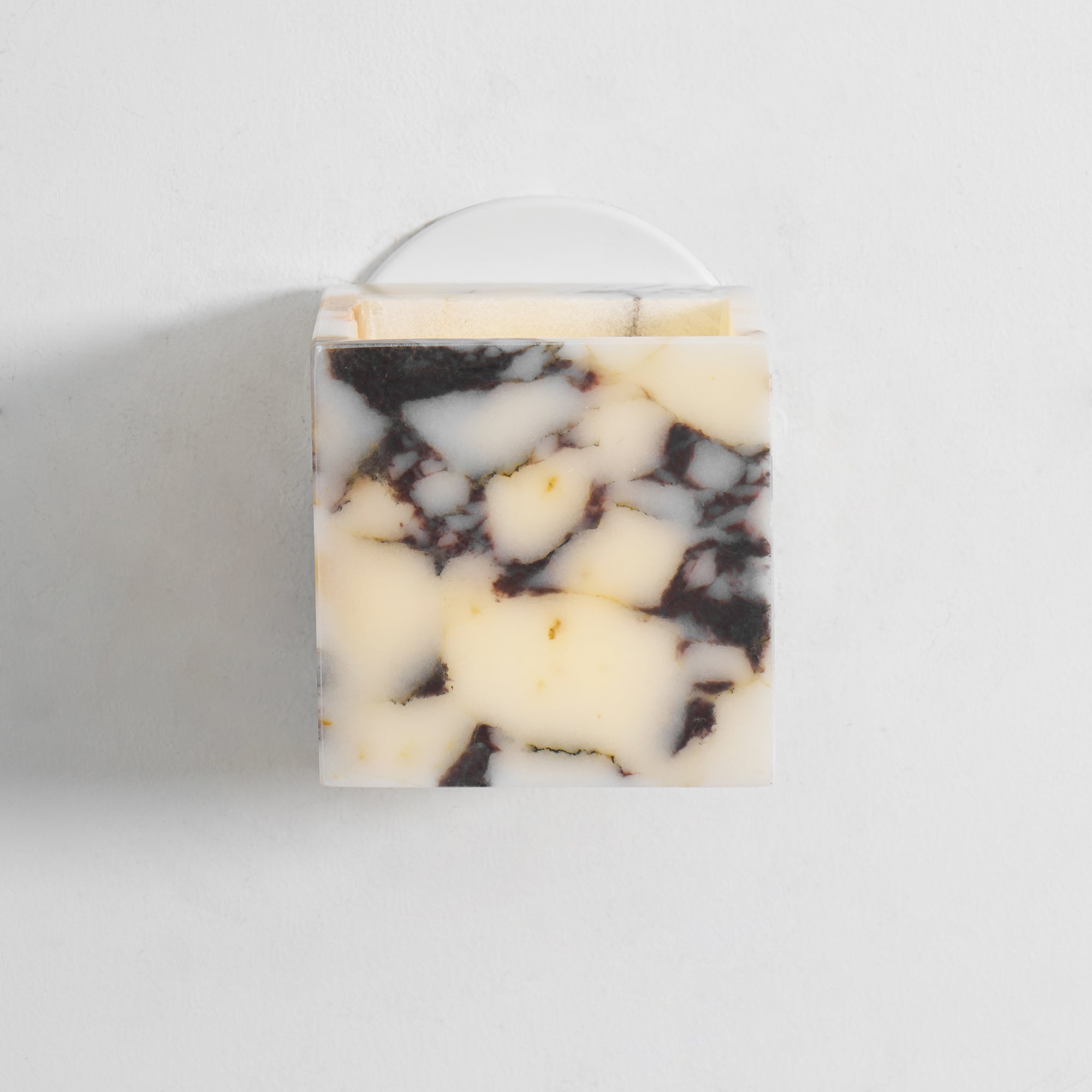 Illaee Modern Minimalist Square Marble Wall Lamp - Lamp Copper