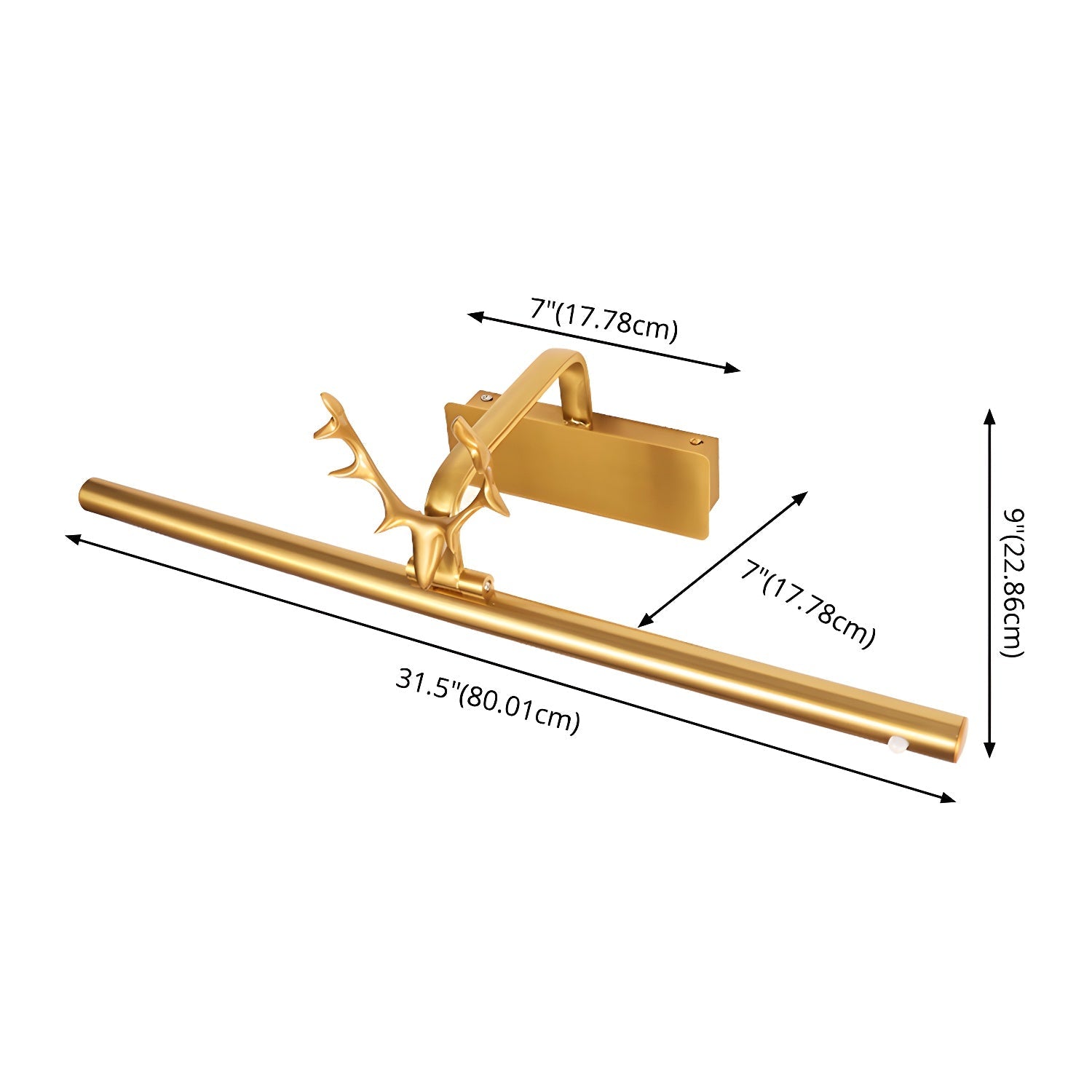 Stag Horn Wall Light - Letslighting