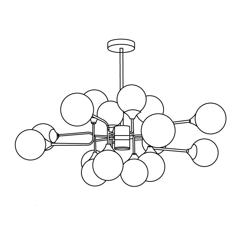 Stilnovo Chandelier - Letslighting