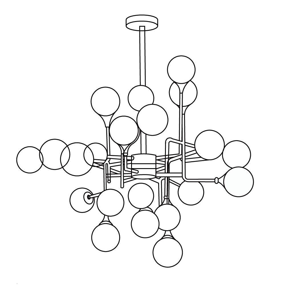 Stilnovo Chandelier - Letslighting