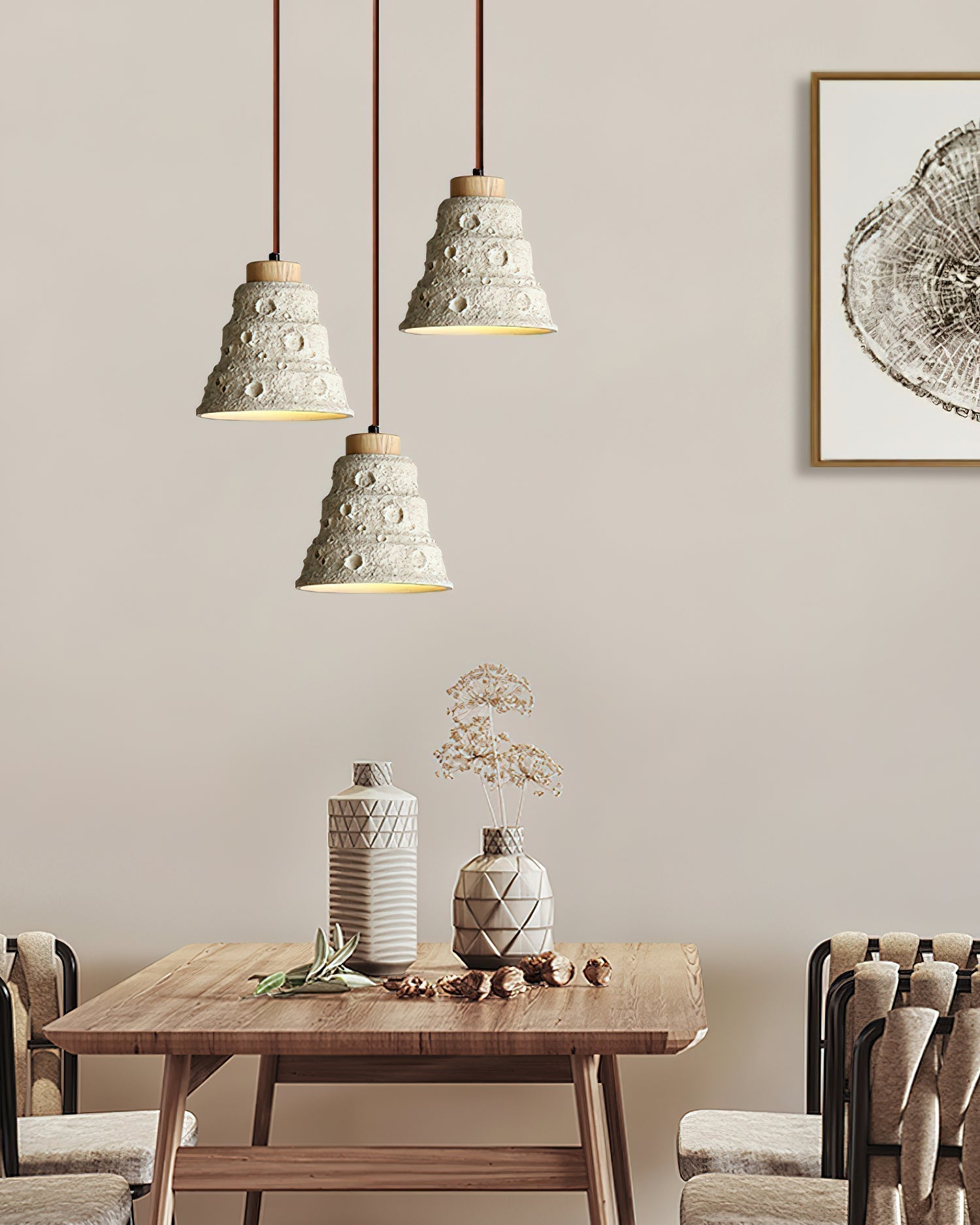 Stone Bell Pendant Light - Letslighting