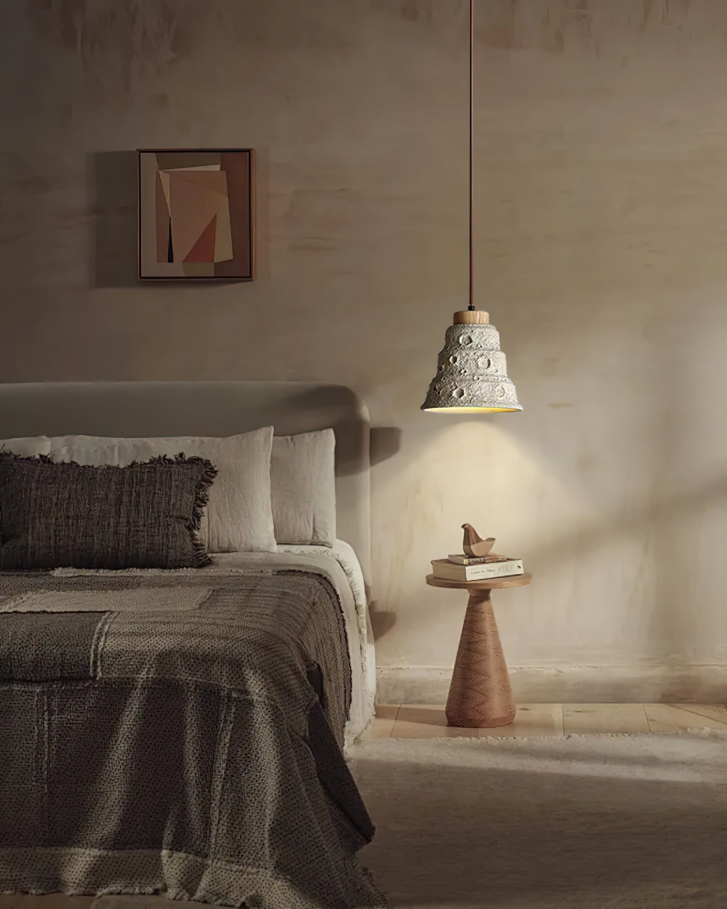 Stone Bell Pendant Light - Letslighting
