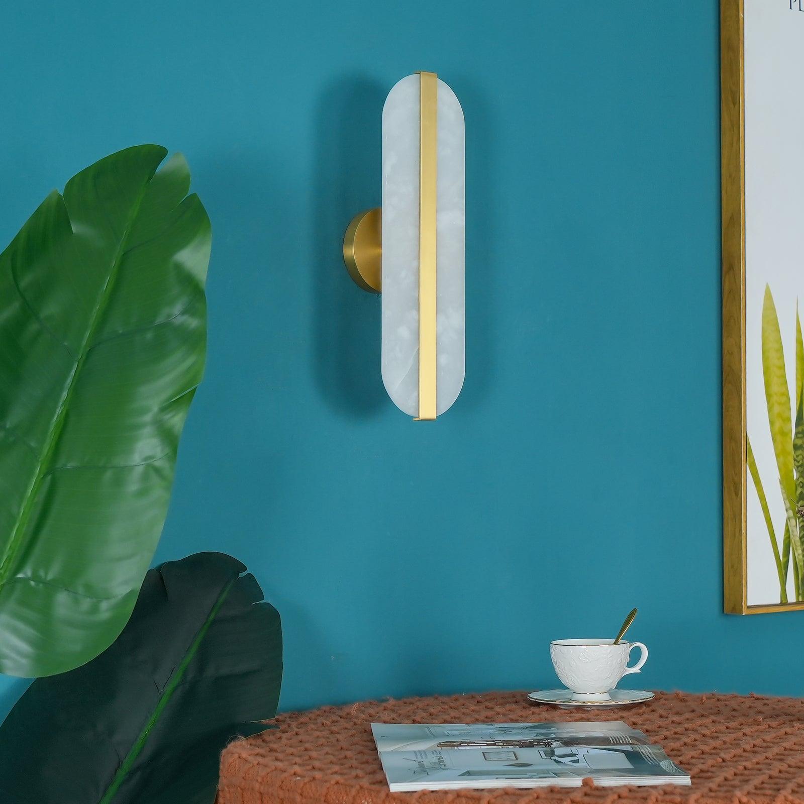 Calura Alabaster Double Light Wall Lamp - Letslighting