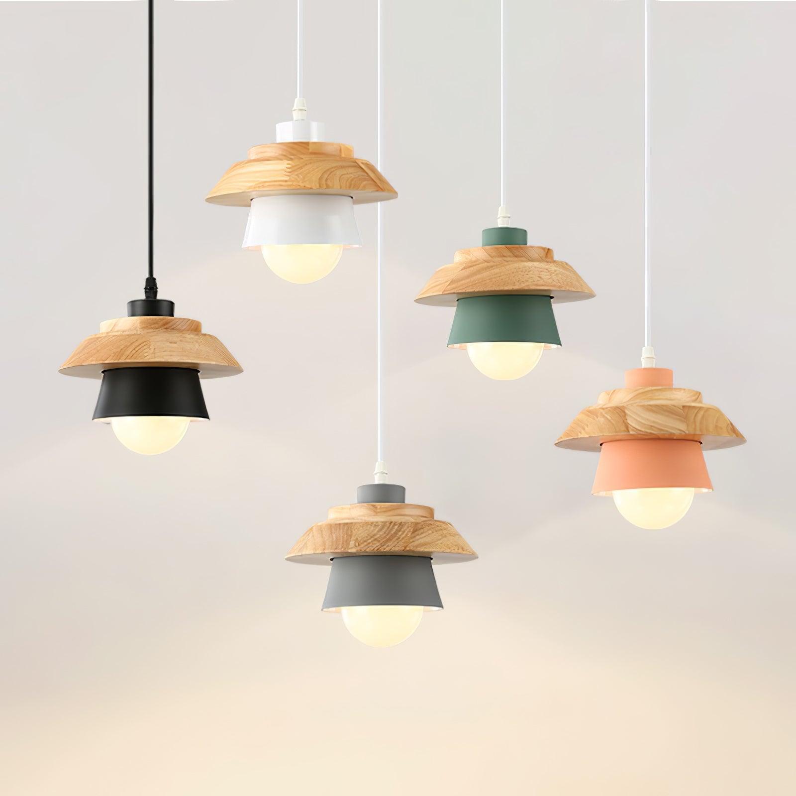 Stone Wood Pendant Lamp - Letslighting