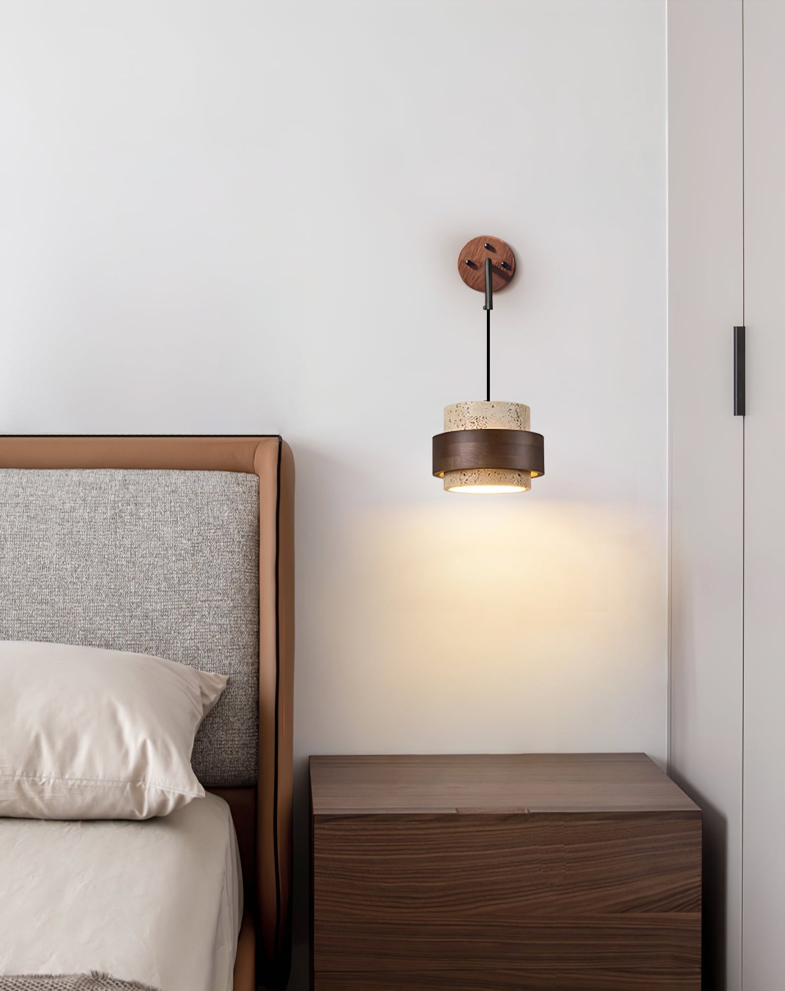 Alva Travertine Wall Light - Letslighting