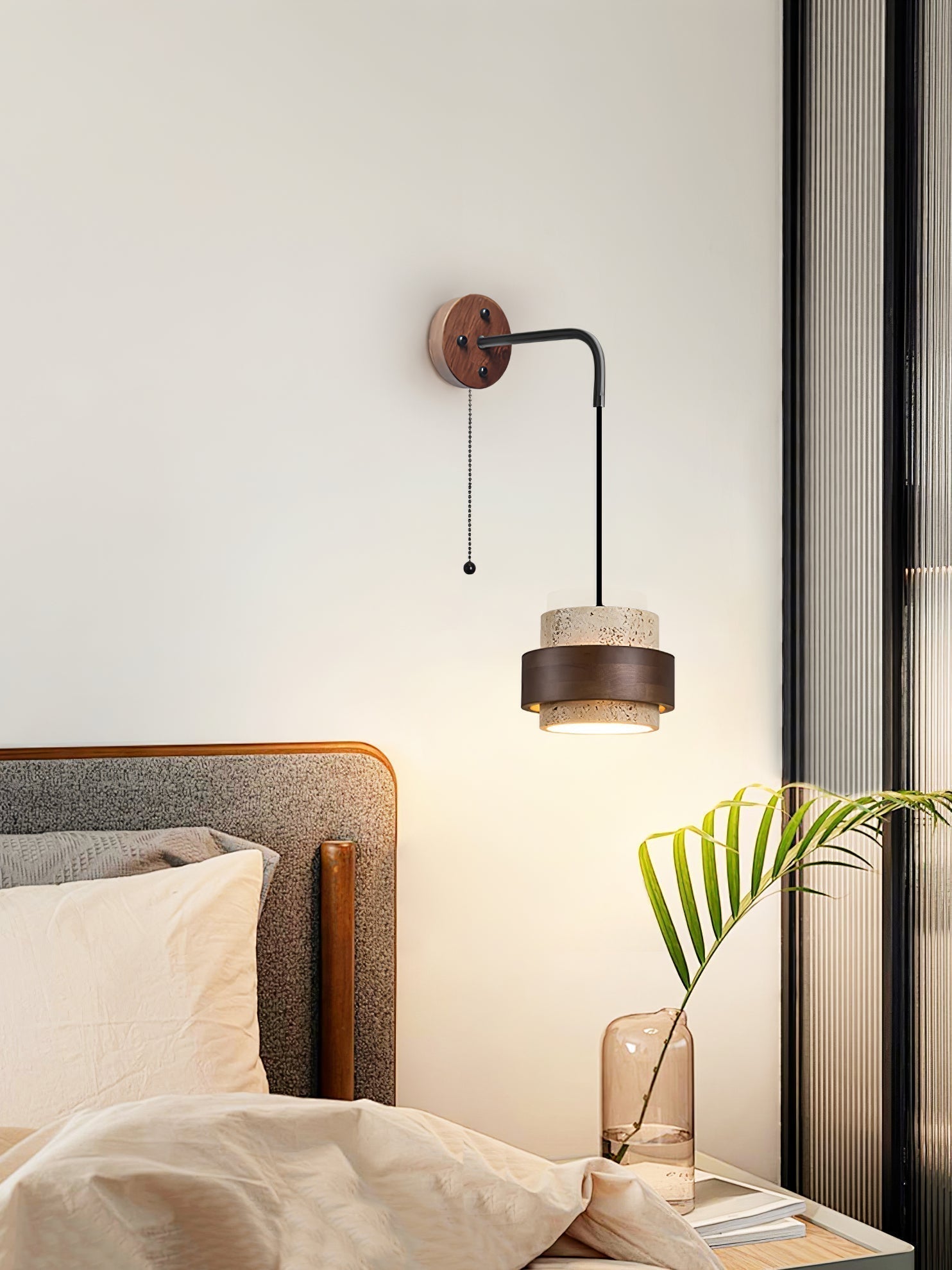 Alva Travertine Wall Light - Letslighting