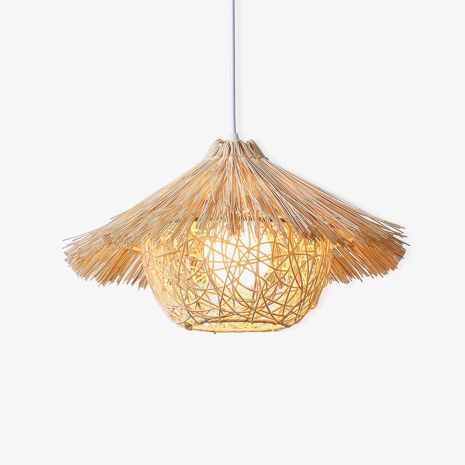 Straw Hat Pendant Light - Letslighting