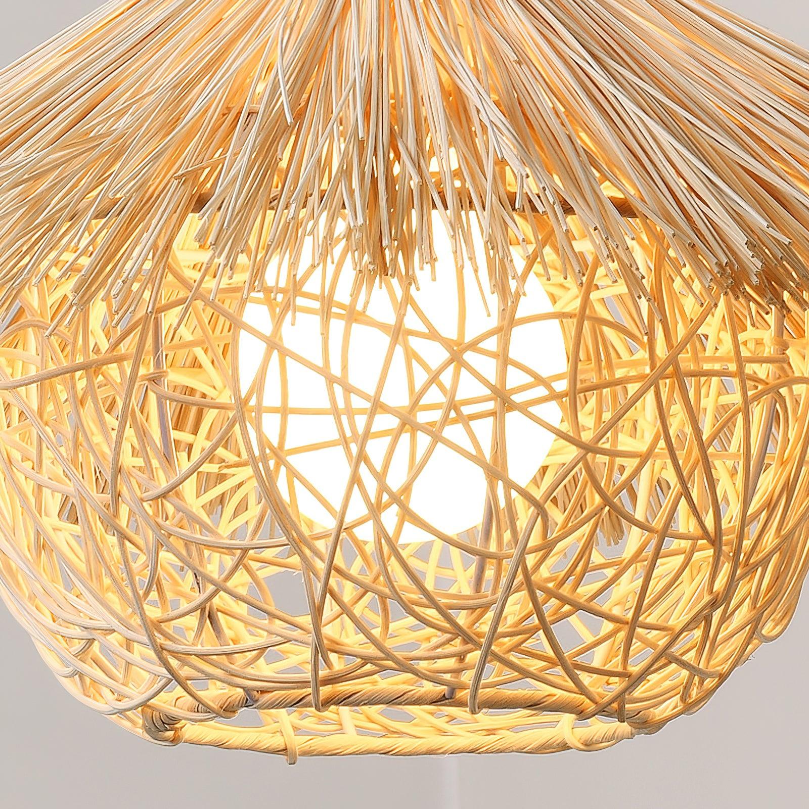 Straw Hat Pendant Light - Letslighting