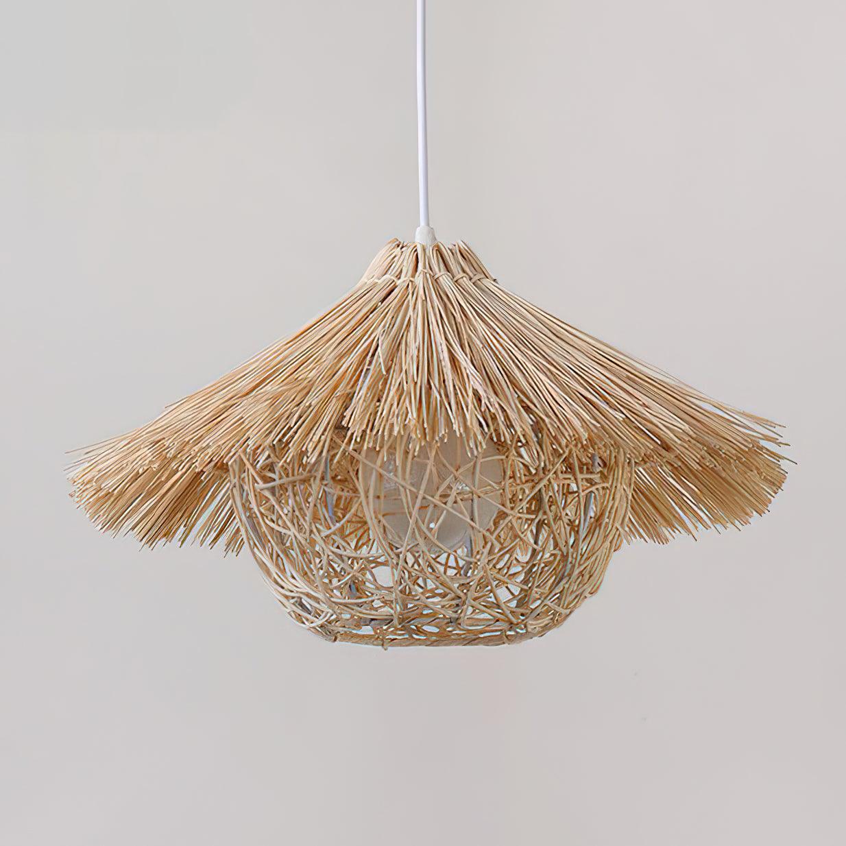 Straw Hat Pendant Light - Letslighting