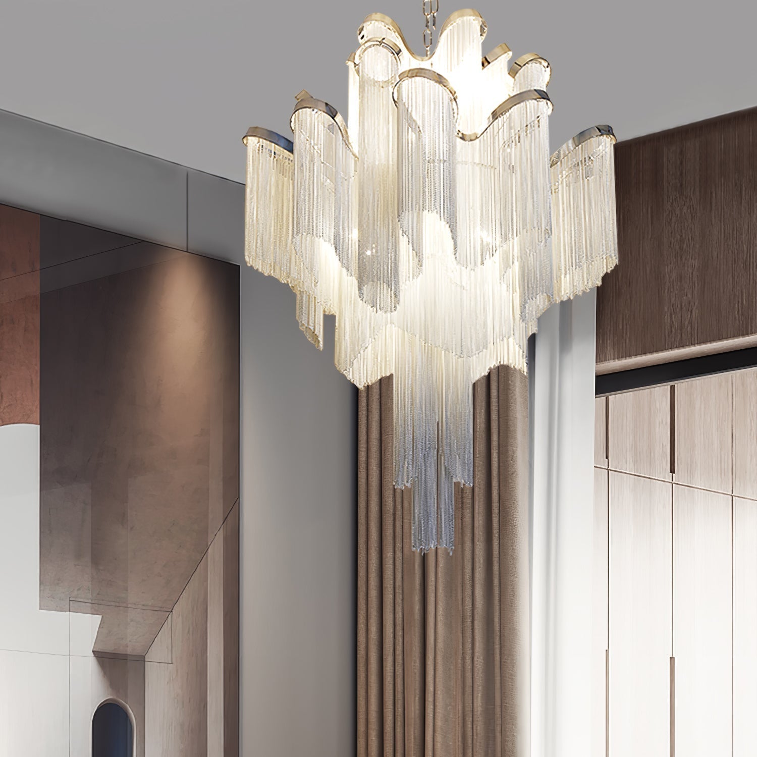 Stream Chain Chandelier - Letslighting