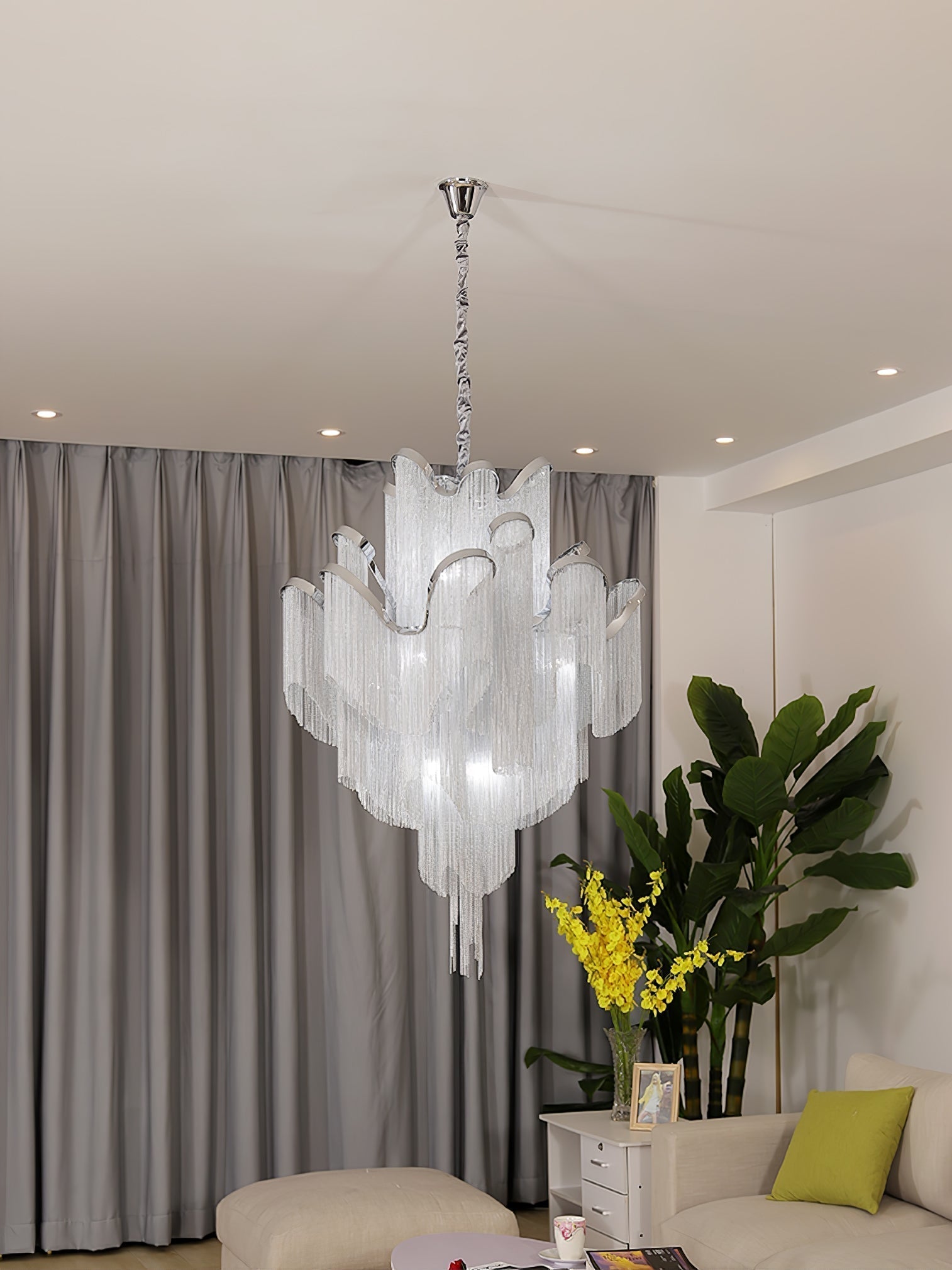 Stream Chain Chandelier - Letslighting