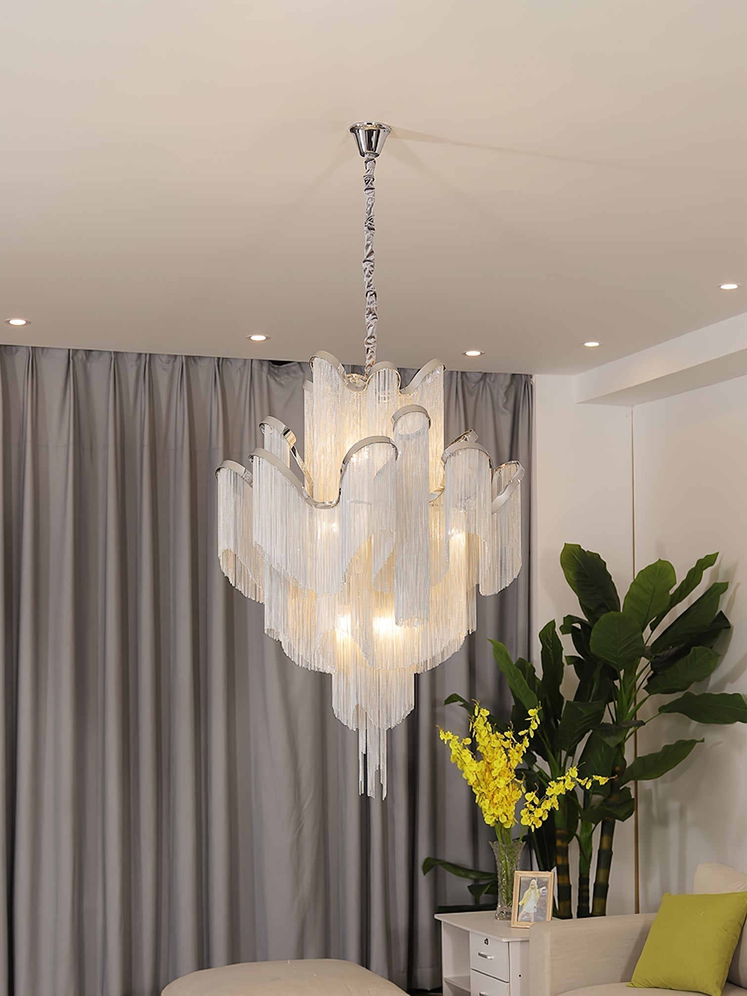 Stream Chain Chandelier - Letslighting
