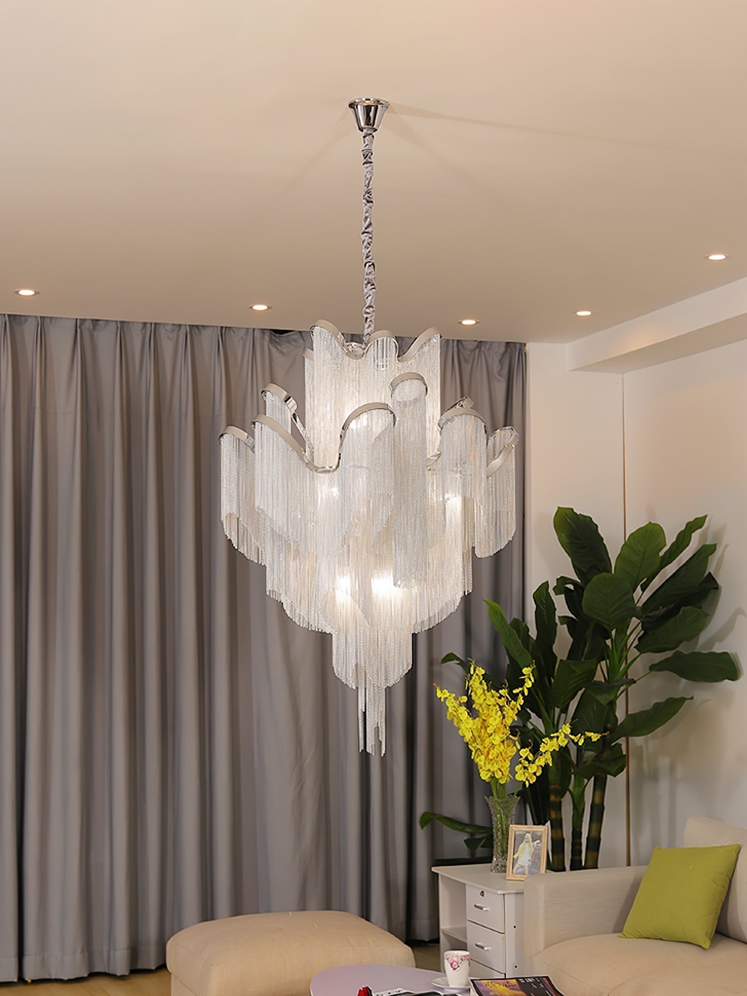 Stream Chain Chandelier - Letslighting