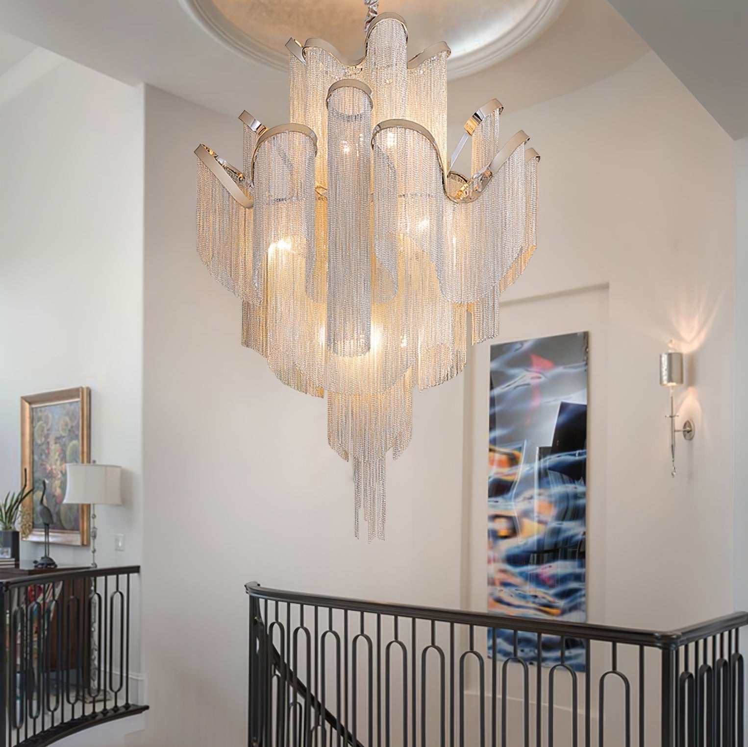 Stream Chain Chandelier - Letslighting